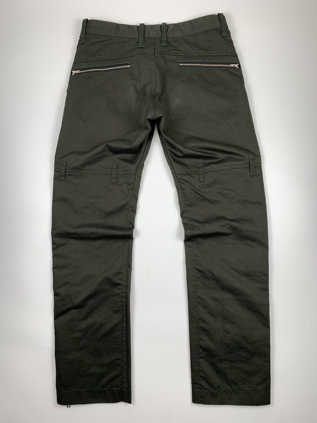 If Six Was Nine Bondage Gigant Long Zipper Cargo Pant Size US 29 - 11 Thumbnail