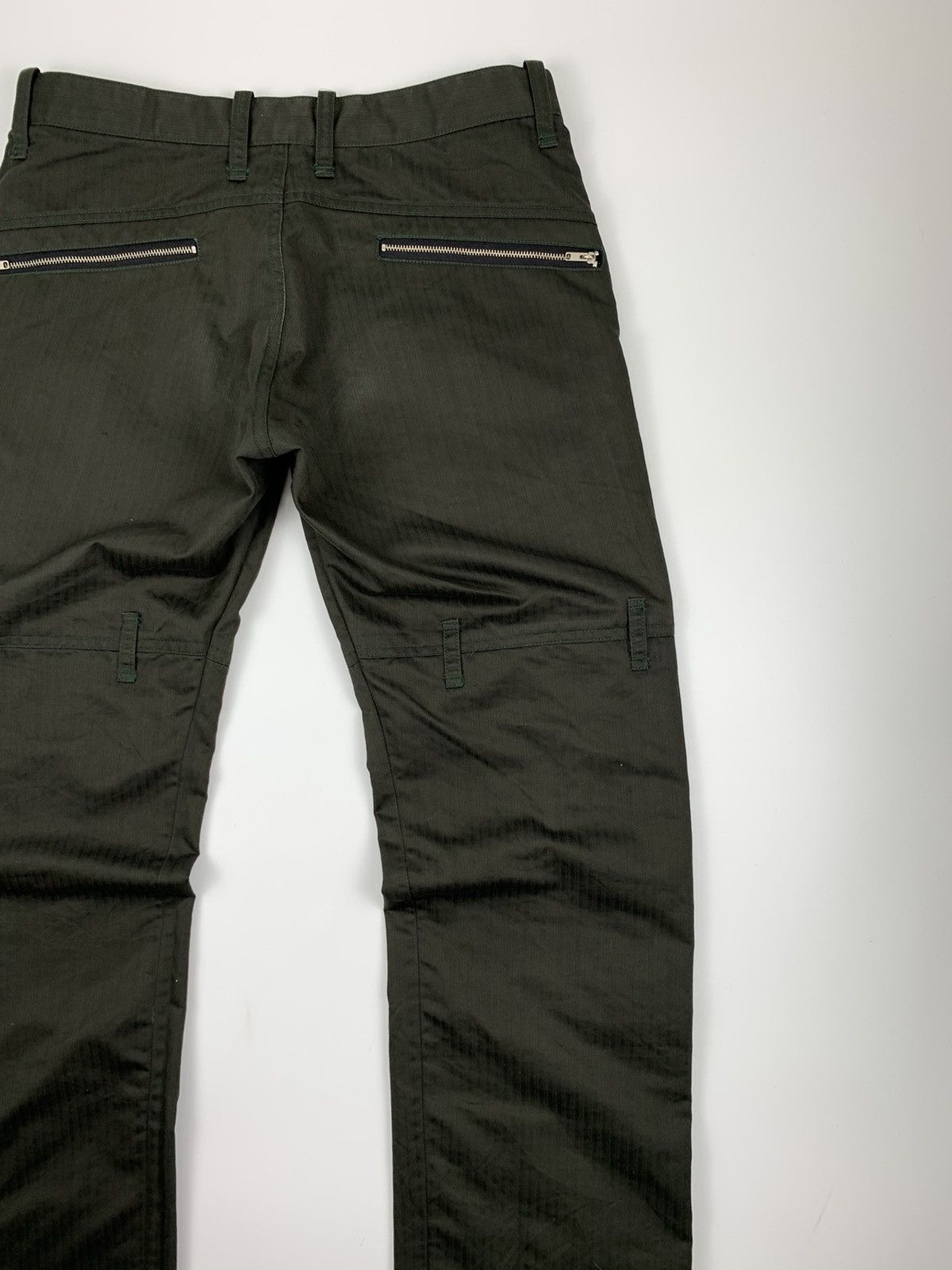 If Six Was Nine Bondage Gigant Long Zipper Cargo Pant Size US 29 - 13 Thumbnail