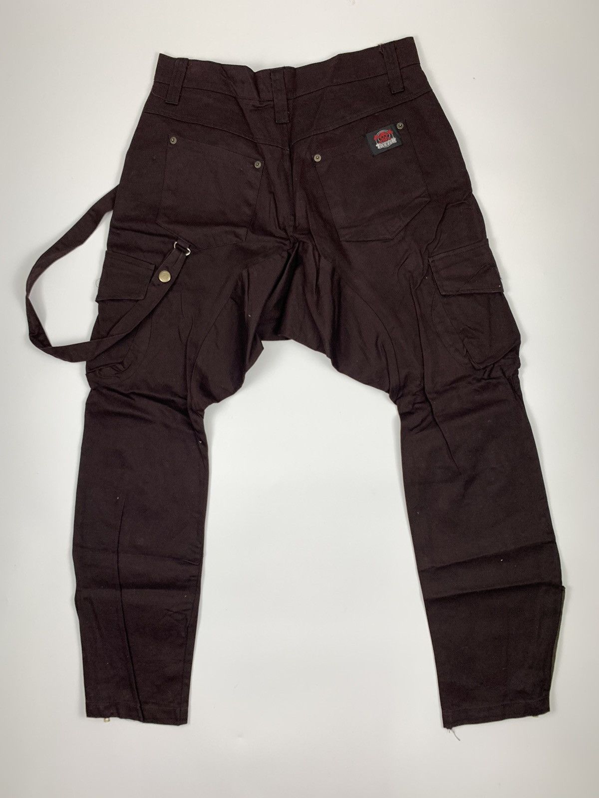 Designer × Japanese Brand Thefin Skateboarding Bondage Cargo Trouser Size US 29 - 7 Thumbnail