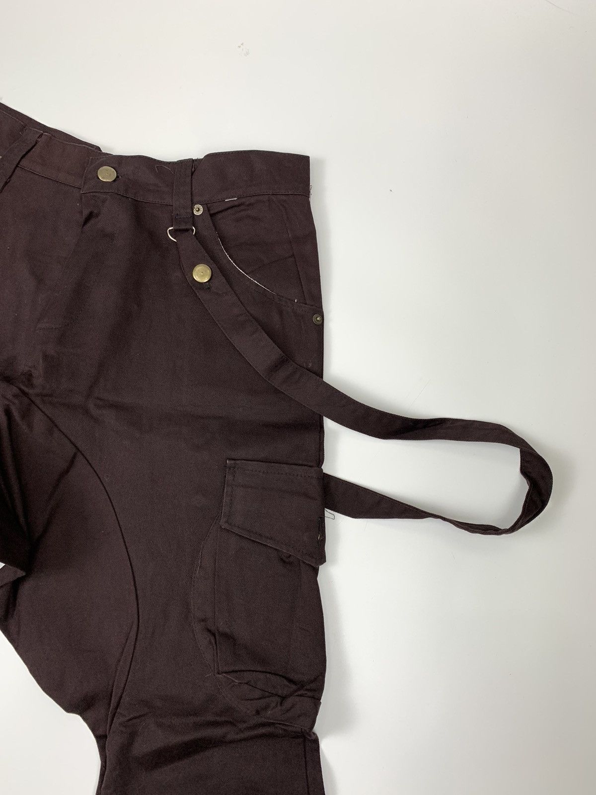 Designer × Japanese Brand Thefin Skateboarding Bondage Cargo Trouser Size US 29 - 4 Thumbnail
