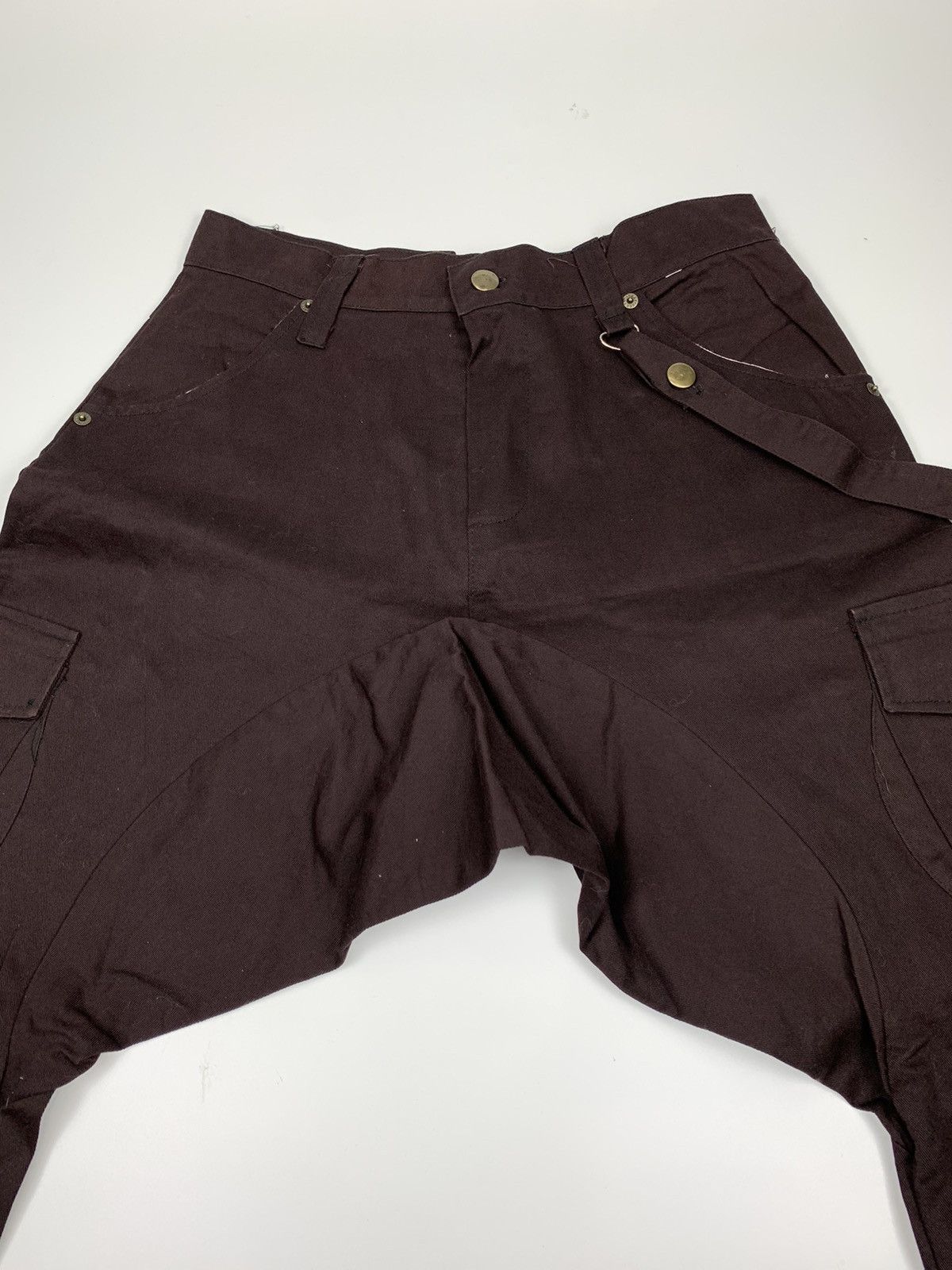 Designer × Japanese Brand Thefin Skateboarding Bondage Cargo Trouser Size US 29 - 5 Thumbnail