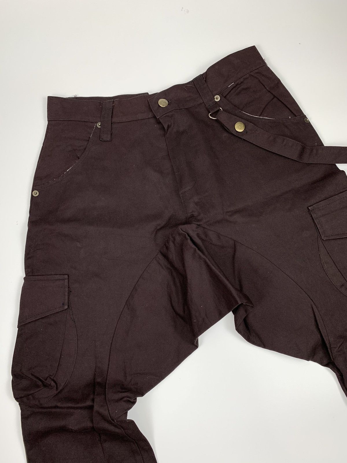 Designer × Japanese Brand Thefin Skateboarding Bondage Cargo Trouser Size US 29 - 3 Thumbnail