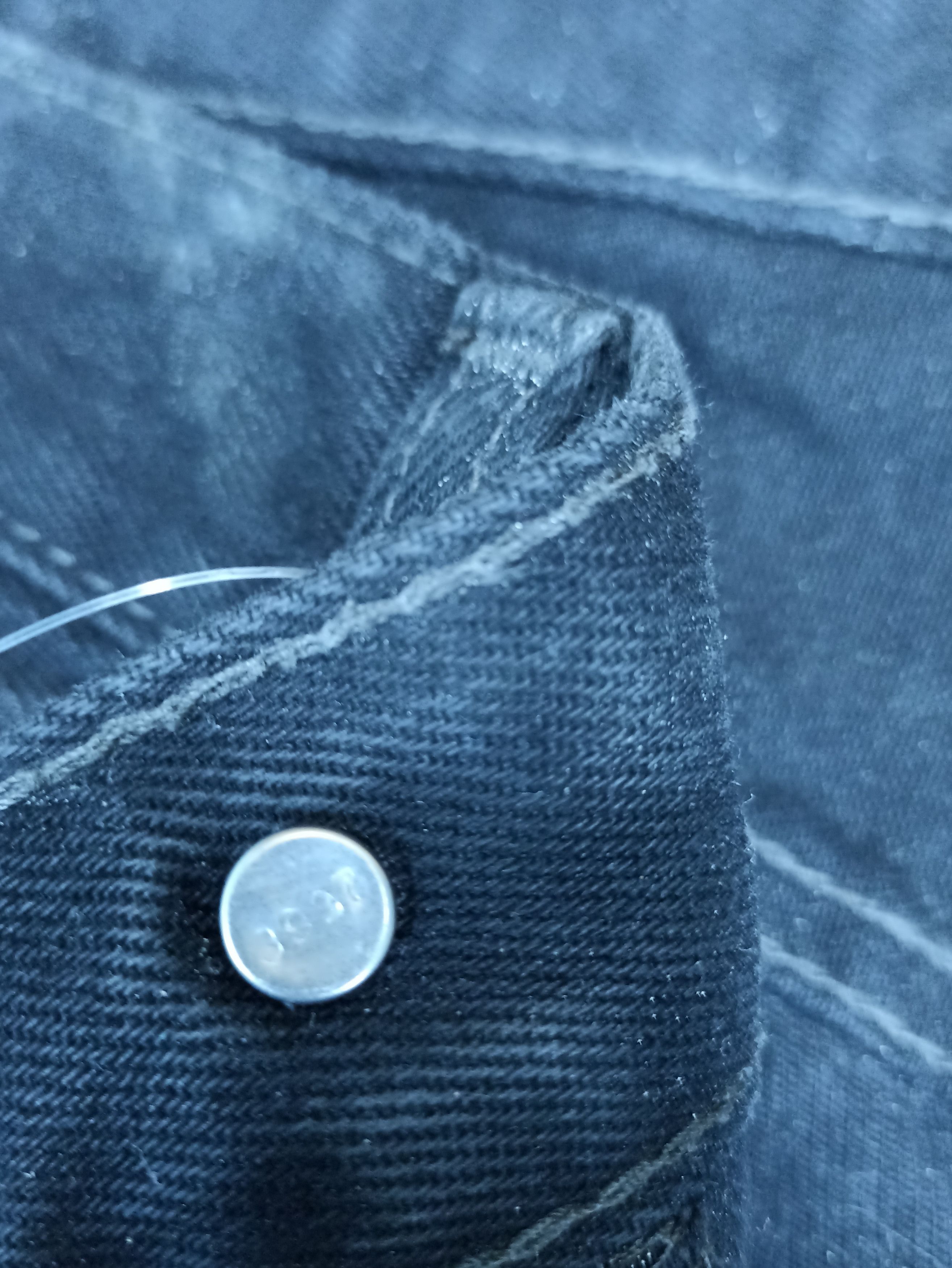 Jean × Levi's × Vintage Vintage Levi's 505 Faded Black -Jeans J087 Size US 35 - 4 Thumbnail
