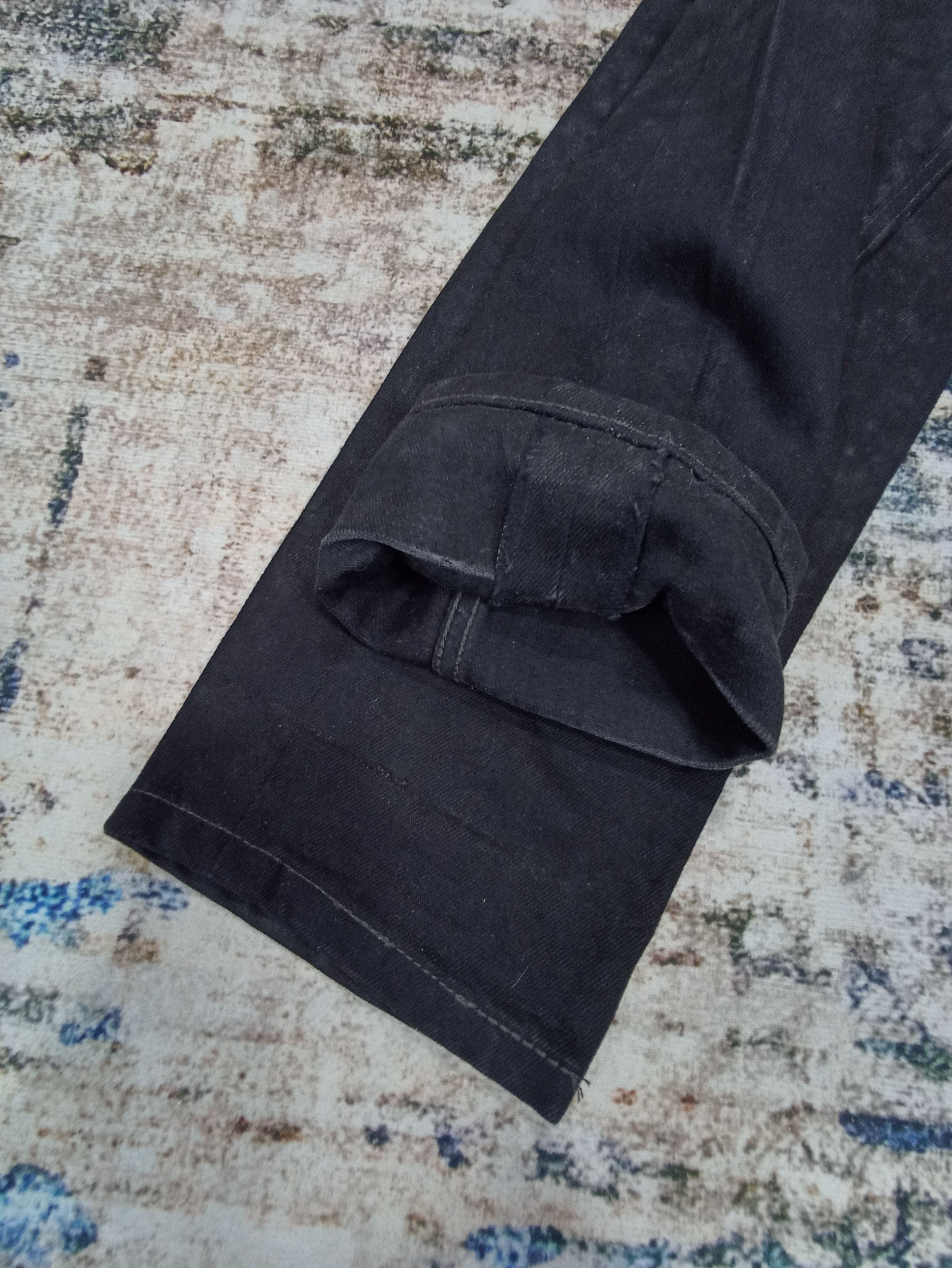 Jean × Levi's × Vintage Vintage Levi's 505 Faded Black -Jeans J087 Size US 35 - 6 Thumbnail