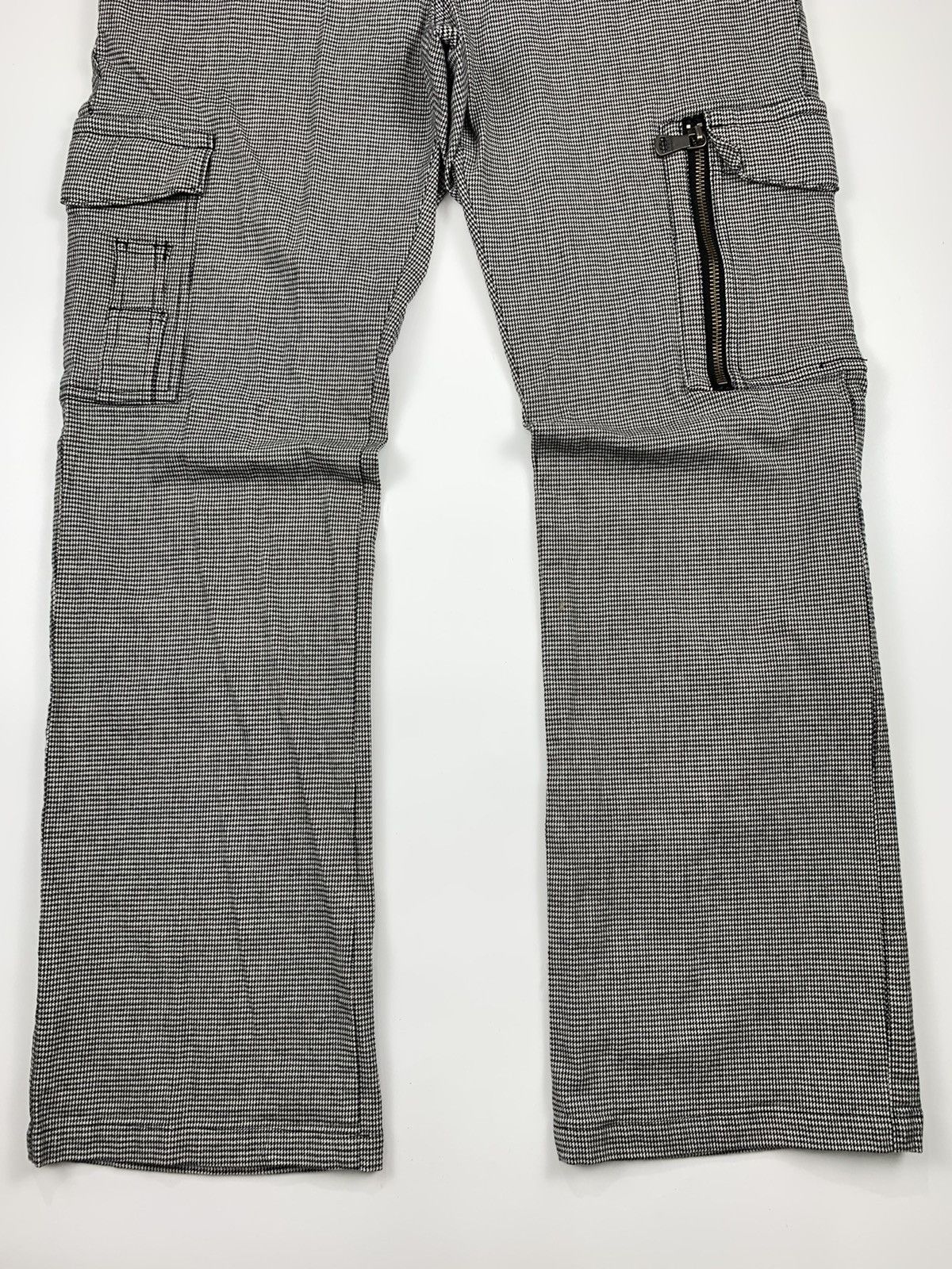 Calvin Klein × Designer Calvin Klein Jeans Bondage Herringbone Cargo Trouser Size US 31 - 4 Thumbnail