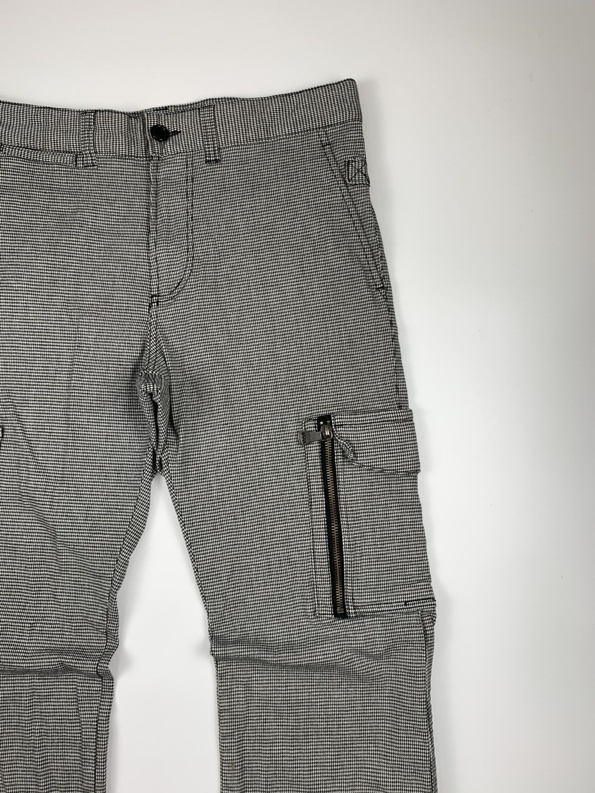 Calvin Klein × Designer Calvin Klein Jeans Bondage Herringbone Cargo Trouser Size US 31 - 3 Thumbnail