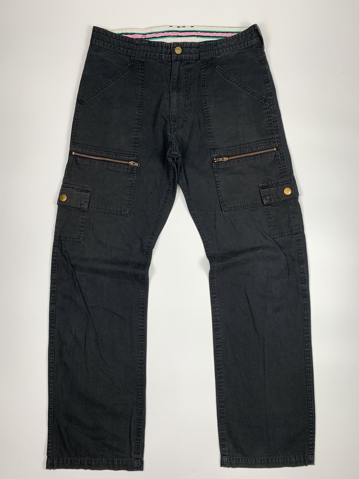 image of Canterbury Of New Zealand Canterburry Of Nz Multipocket Cargo Pants in Black, Men's (Size 30)
