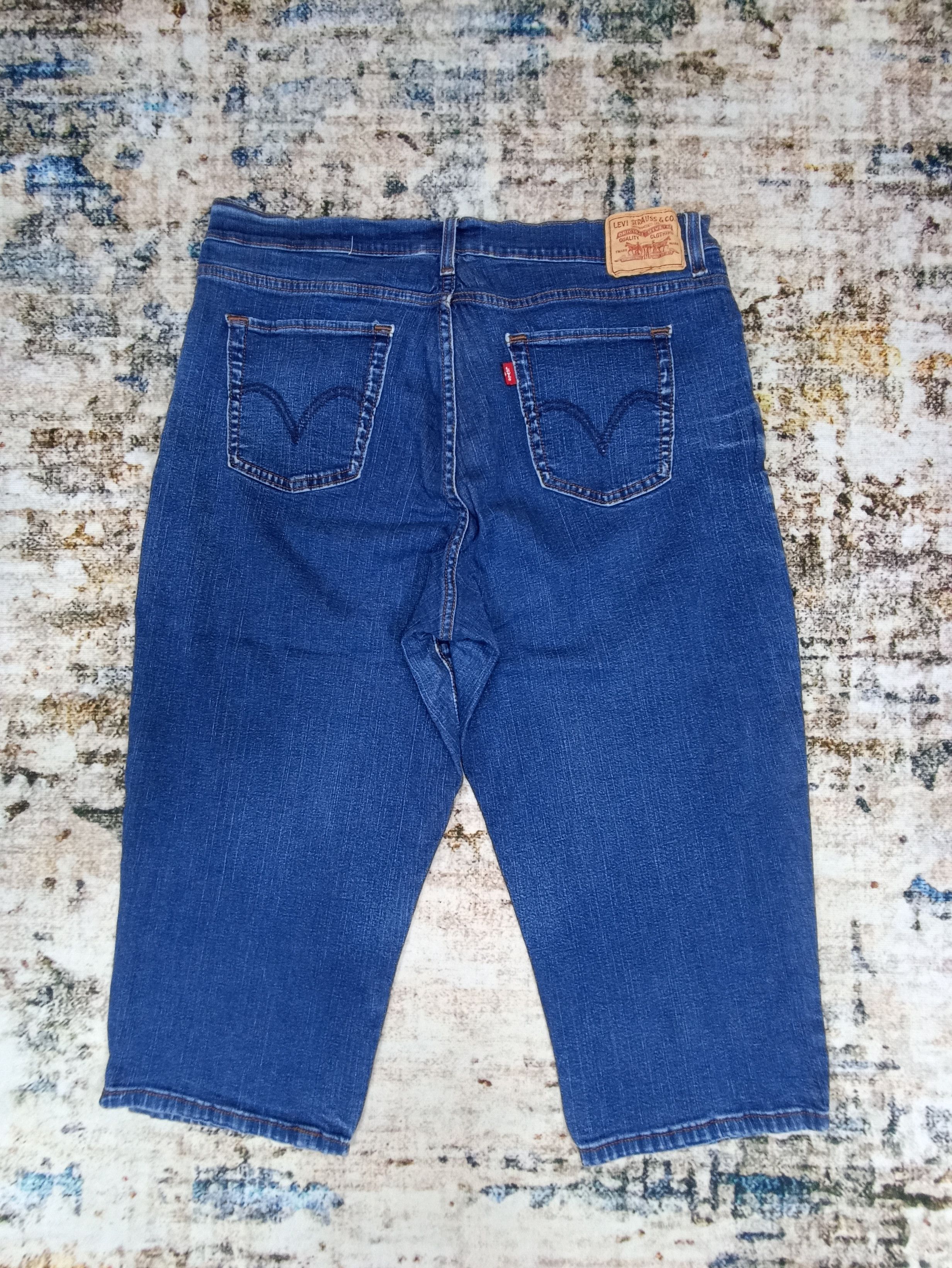Levi's × Vintage Vintage Levis 512 Cropped Blue Jeans -J089 Size 36" / US 14 / IT 50 - 2 Thumbnail