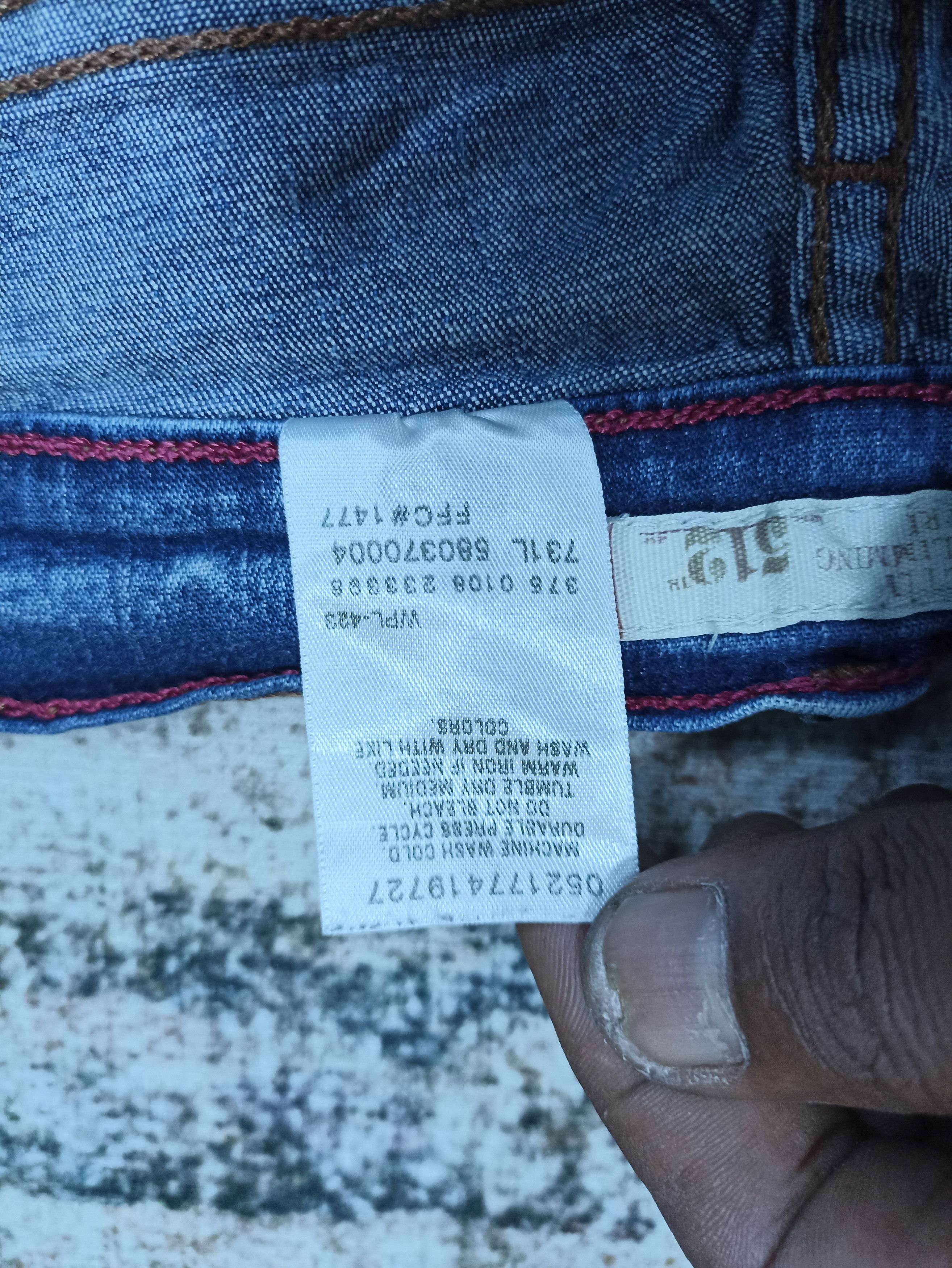 Levi's × Vintage Vintage Levis 512 Cropped Blue Jeans -J089 Size 36" / US 14 / IT 50 - 4 Thumbnail