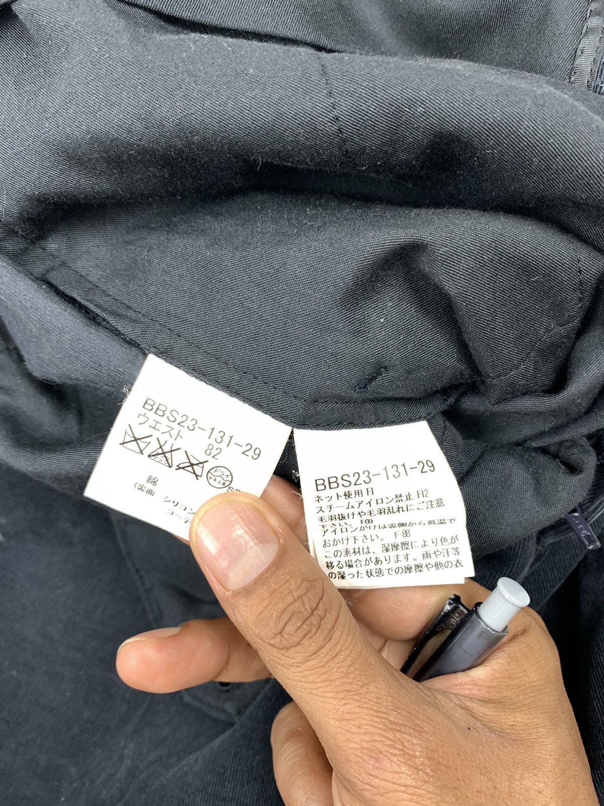 Burberry Burberry Black Velvet Officer Pants Size US 31 - 6 Thumbnail
