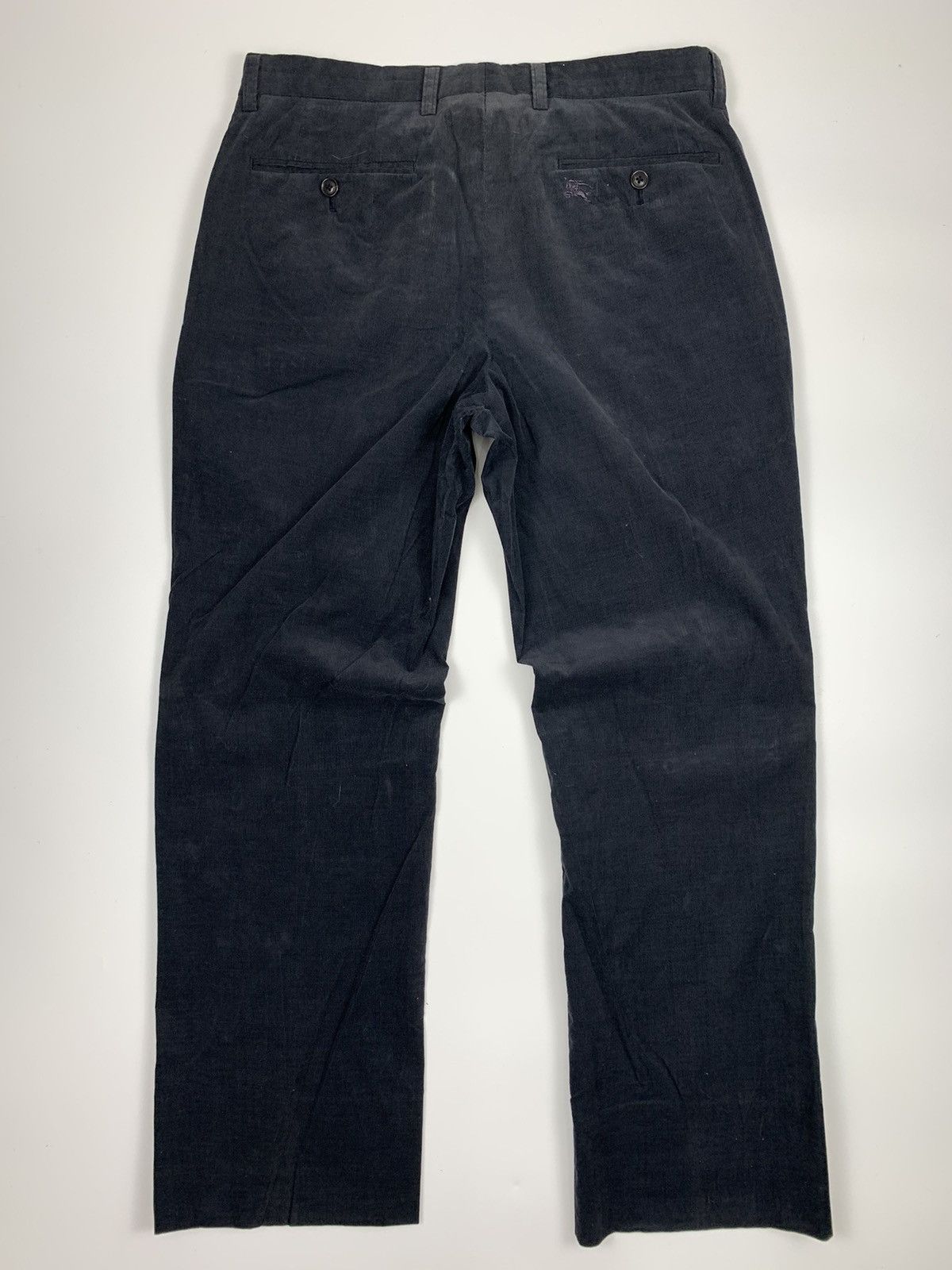 Burberry Burberry Black Velvet Officer Pants Size US 31 - 8 Thumbnail