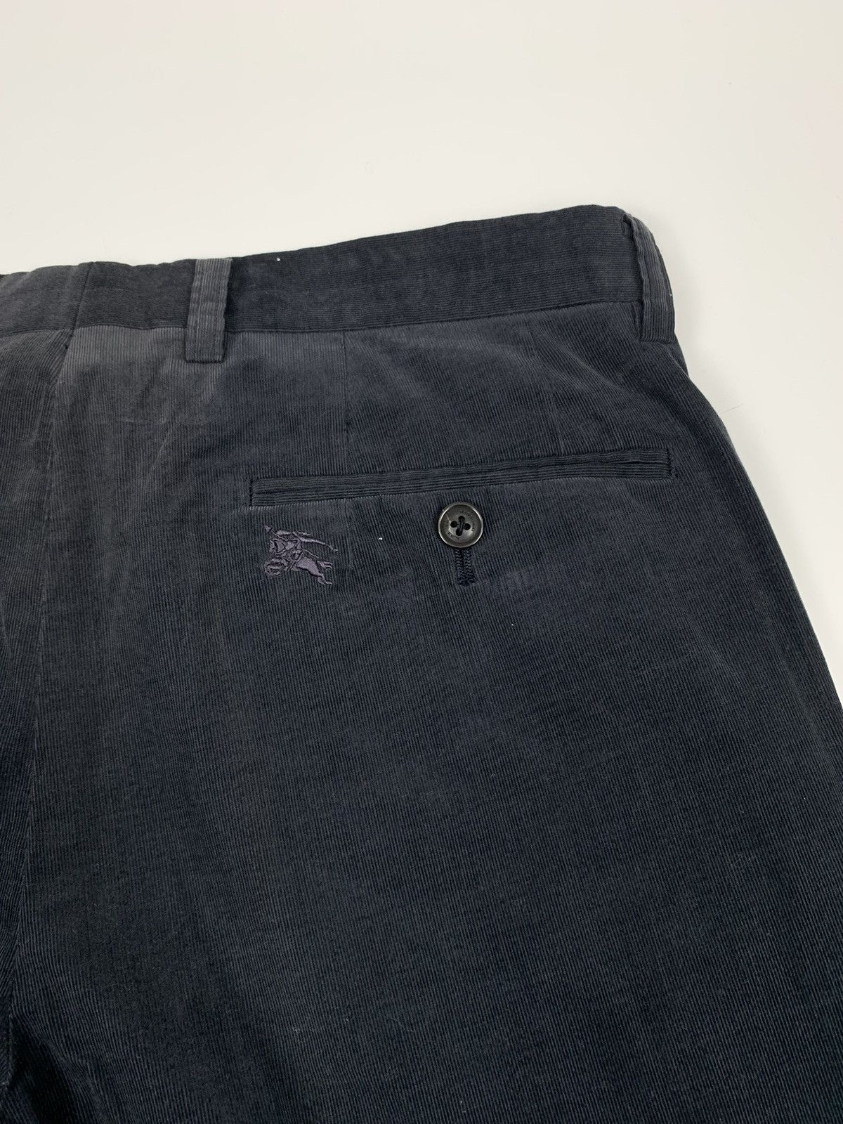 Burberry Burberry Black Velvet Officer Pants Size US 31 - 9 Thumbnail