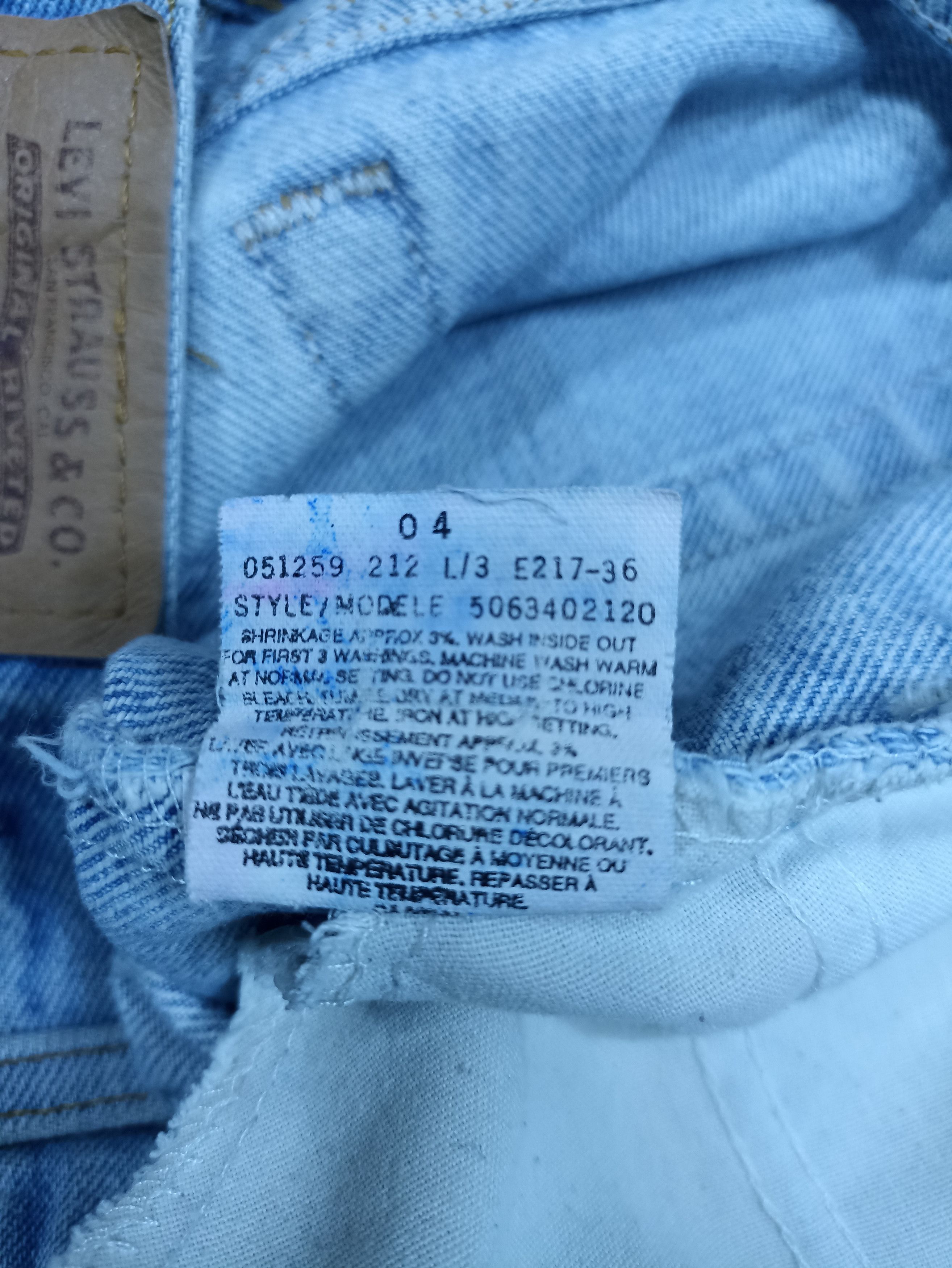 Jean × Levi's × Vintage Vintage Levis Light Blue Wash Jeans 32X34-J092 Size US 32 / EU 48 - 6 Thumbnail