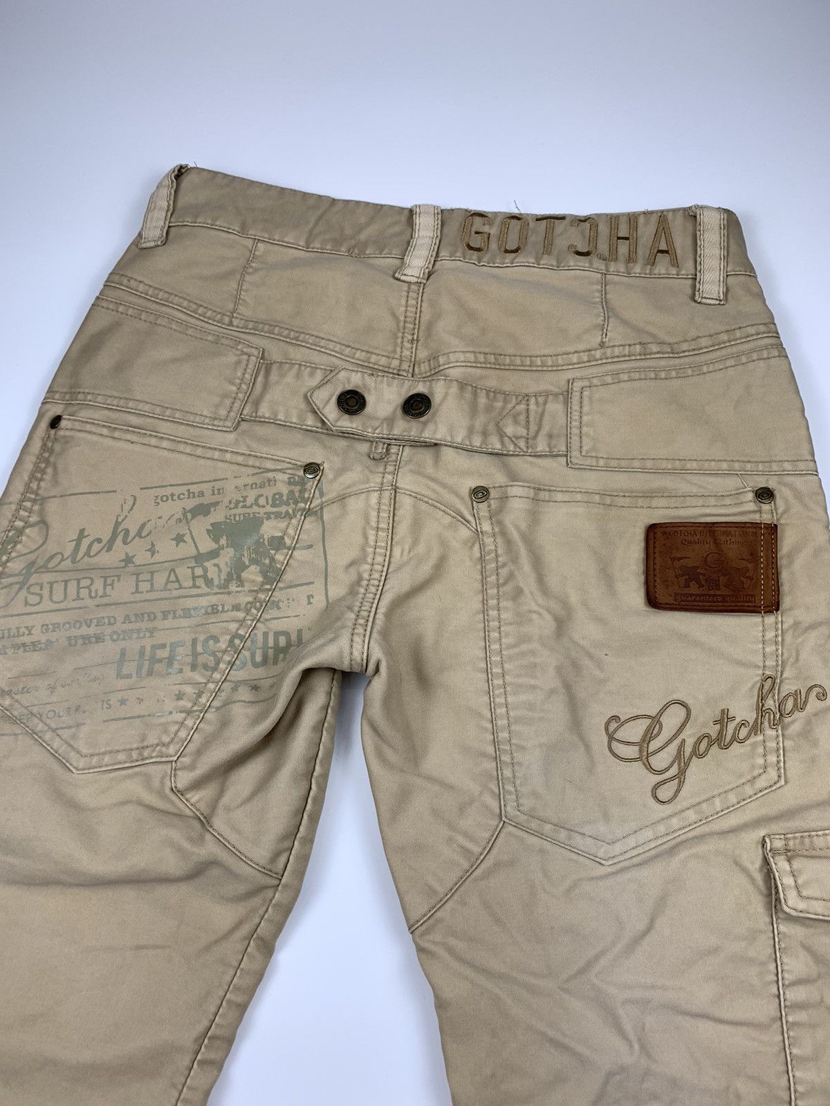 Gotcha Gotcha Surf Buckleback Statement Cargo Trouser Size US 30 / EU 46 - 14 Thumbnail