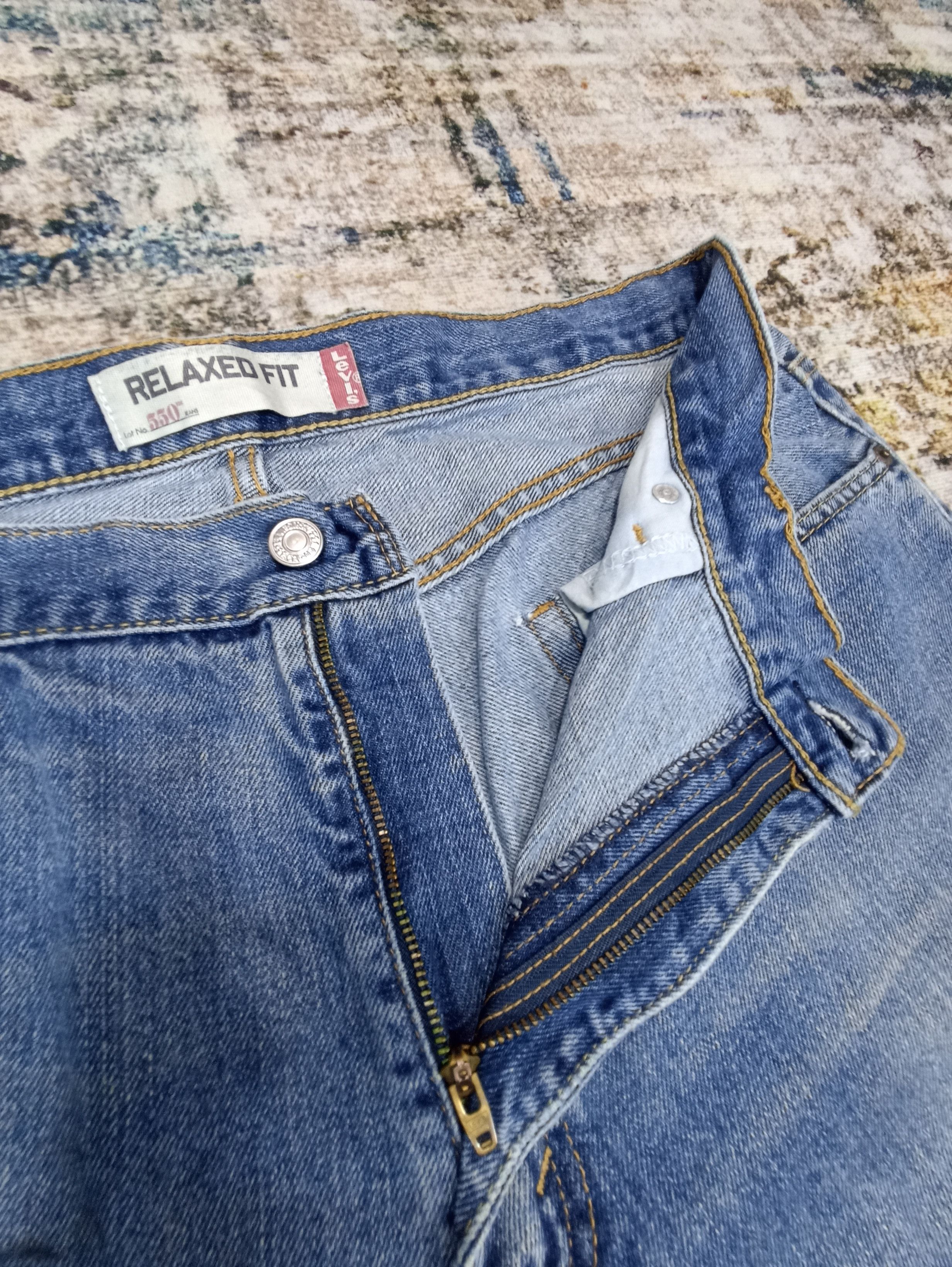 Jean × Levi's × Vintage Vintage Levi's 550 Blue Wash Jeans -J093 Size US 36 / EU 52 - 3 Thumbnail