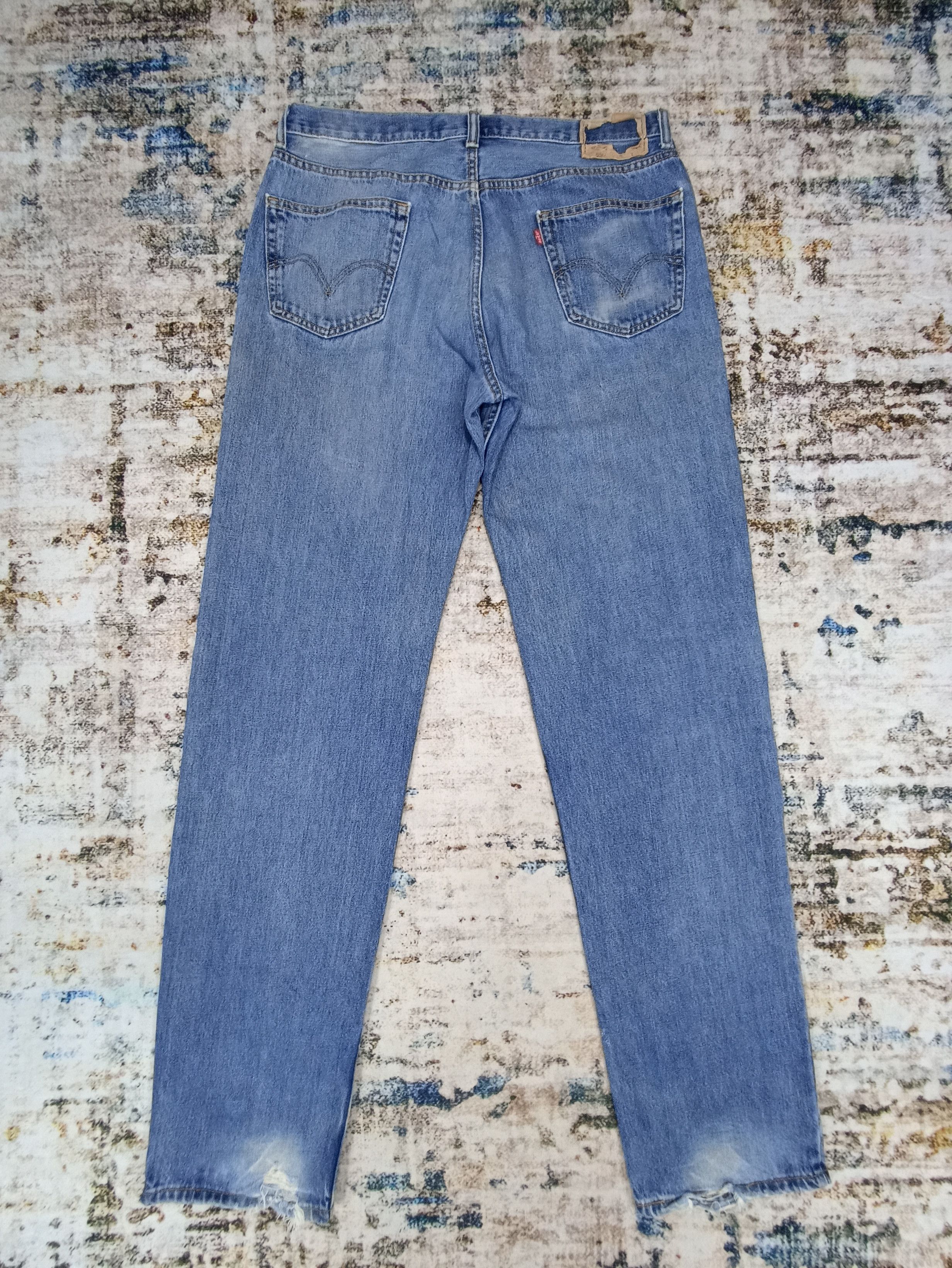 Jean × Levi's × Vintage Vintage Levi's 550 Blue Wash Jeans -J093 Size US 36 / EU 52 - 2 Thumbnail
