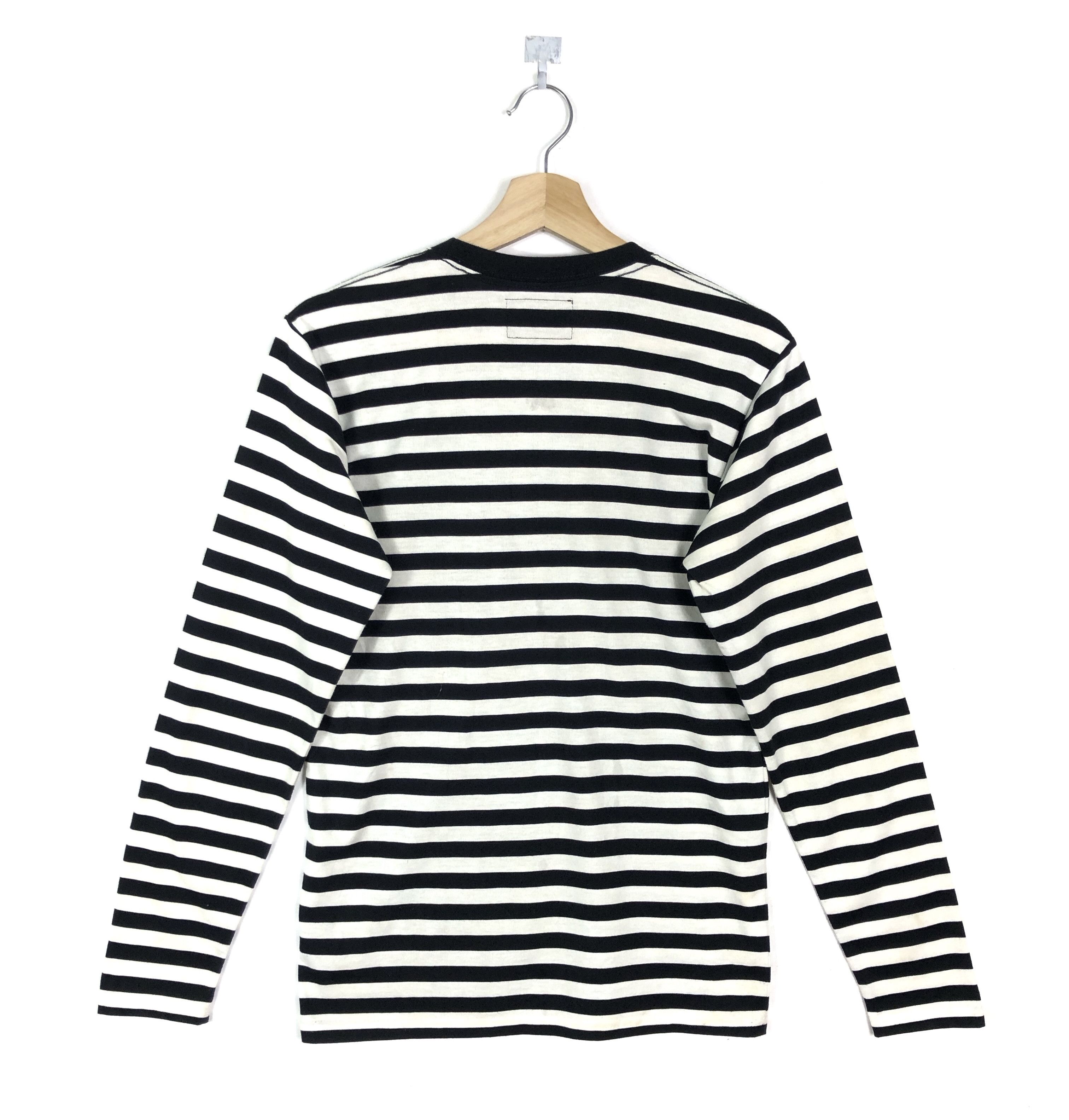 NANO universe × Number (N)ine NUMBER (N)INE X NANO UNIVERSE L/S STRIPES SPELLOUT POCKET Size US S / EU 44-46 / 1 - 3 Thumbnail