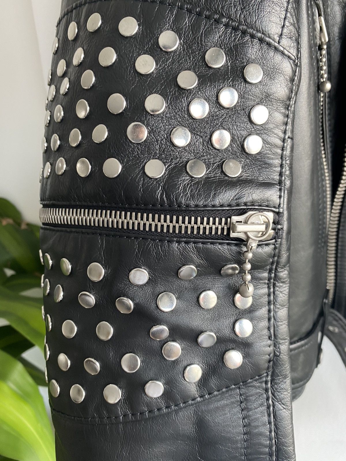 Celine Celine AW19 CHECKERED PERFECTO MOTO LEATHER JACKET EU48 Size US M / EU 48-50 / 2 - 5 Thumbnail