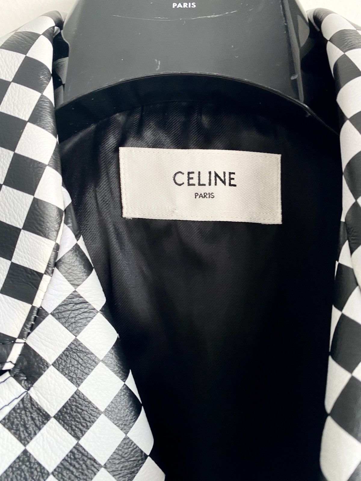 Celine Celine AW19 CHECKERED PERFECTO MOTO LEATHER JACKET EU48 Size US M / EU 48-50 / 2 - 9 Thumbnail