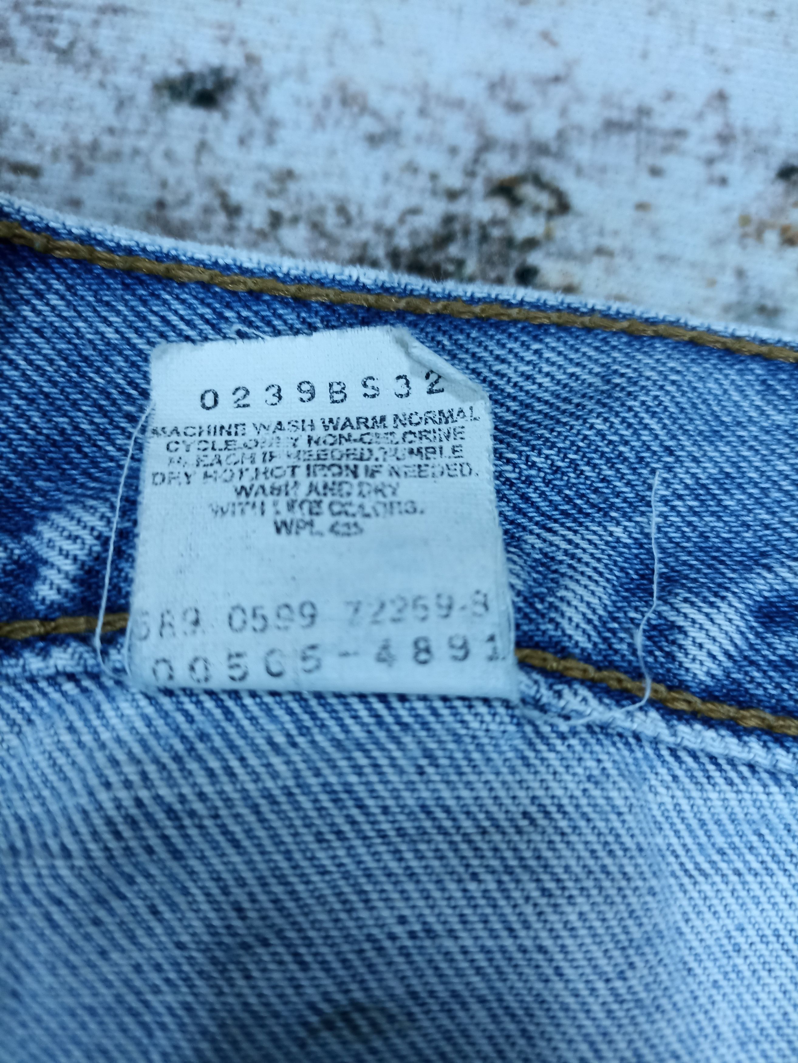 Levi's × Vintage Vintage Levis 505 Cropped Jeans -J094 Size US 33 - 5 Thumbnail