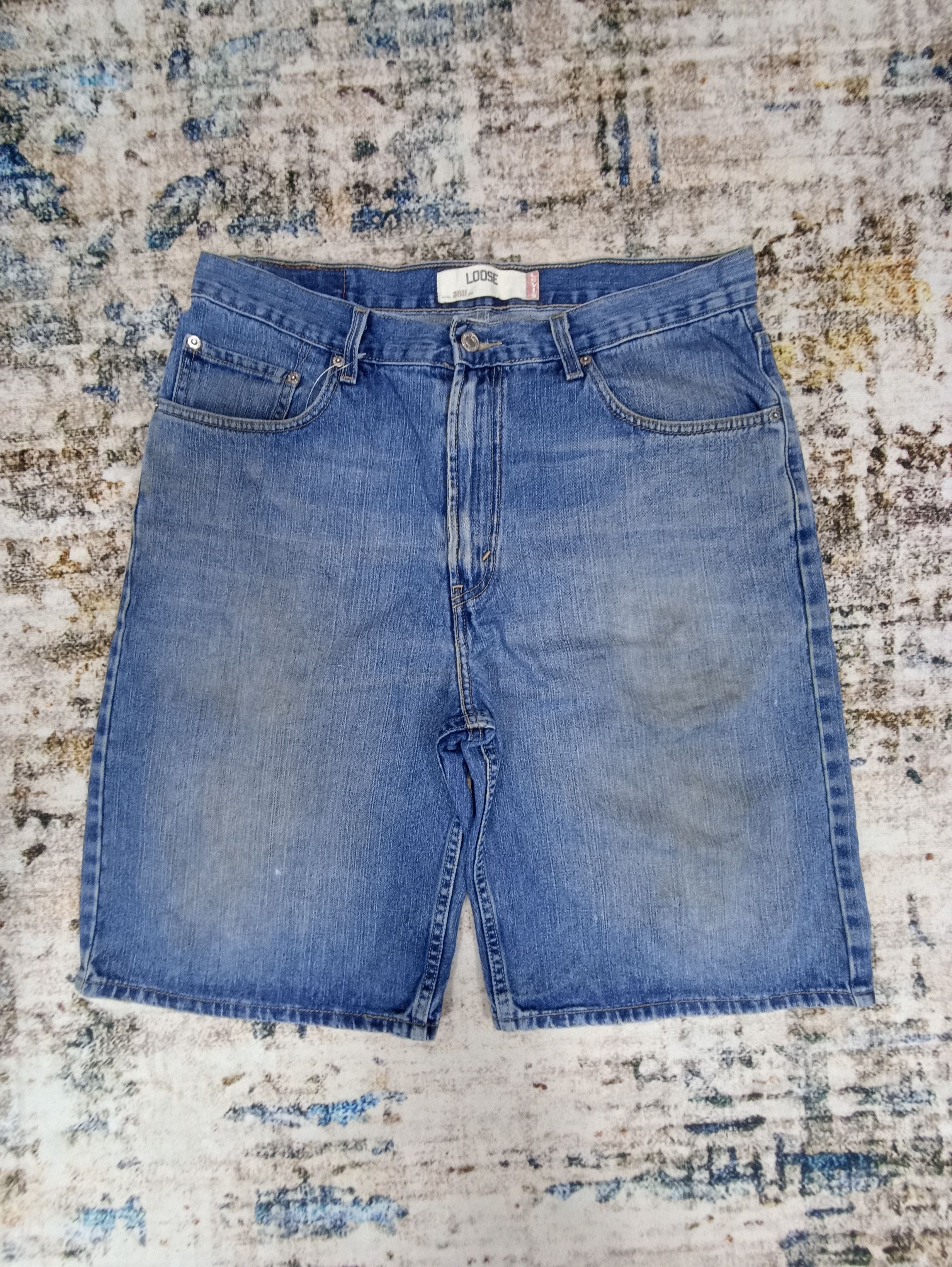 Levi's × Vintage Vintage Levis 569 Short Jeans J096 Size US 35 - 1 Thumbnail
