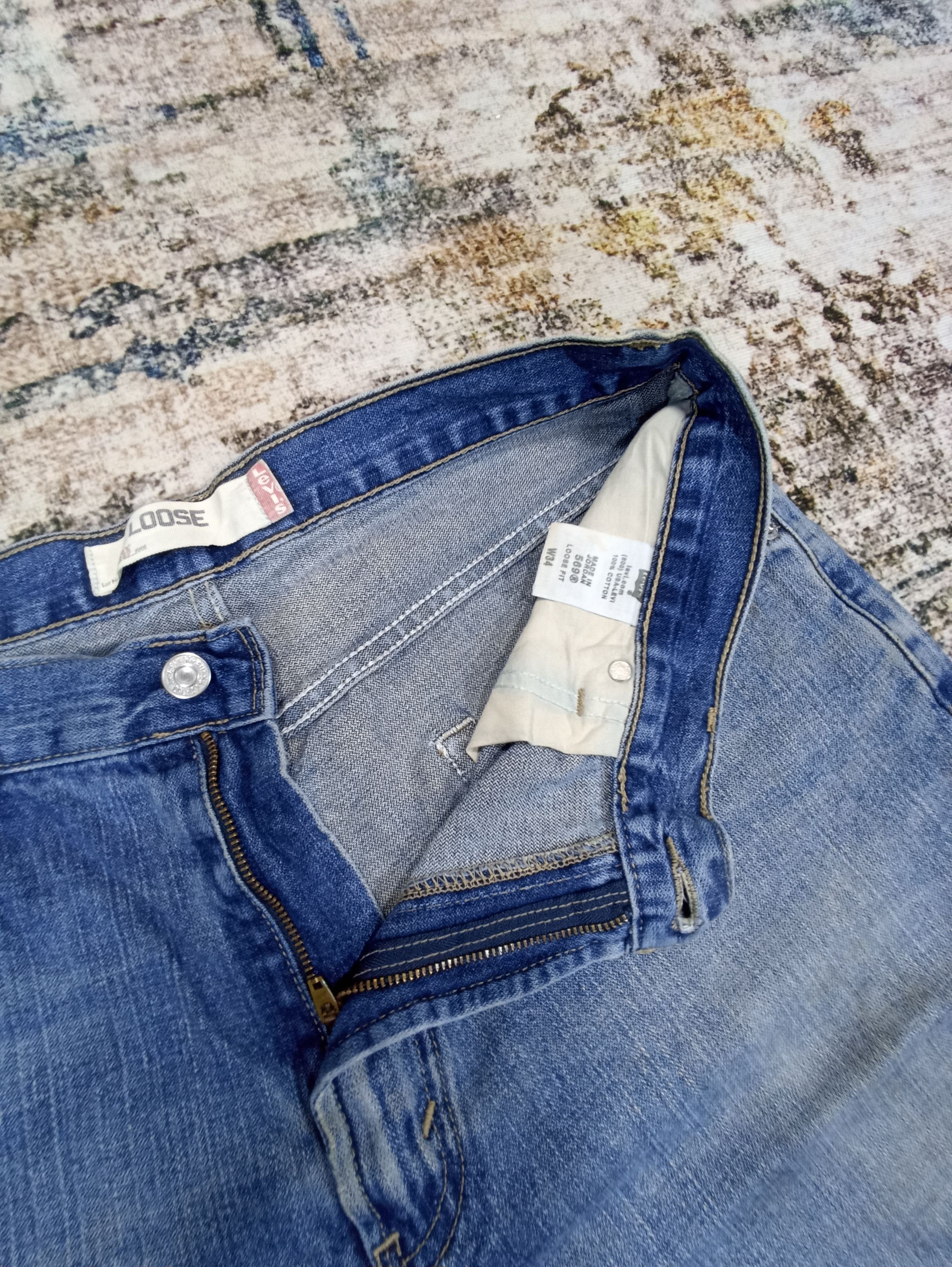 Levi's × Vintage Vintage Levis 569 Short Jeans J096 Size US 35 - 3 Thumbnail