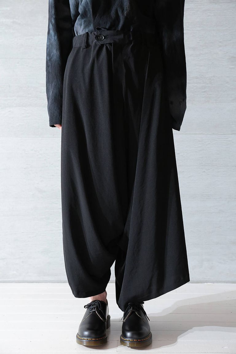 Yohji Yamamoto B Yohji Yamamoto - SANKAKU SARROUEL Skirt Wide Pants Size US 30 / EU 46 - 3 Thumbnail