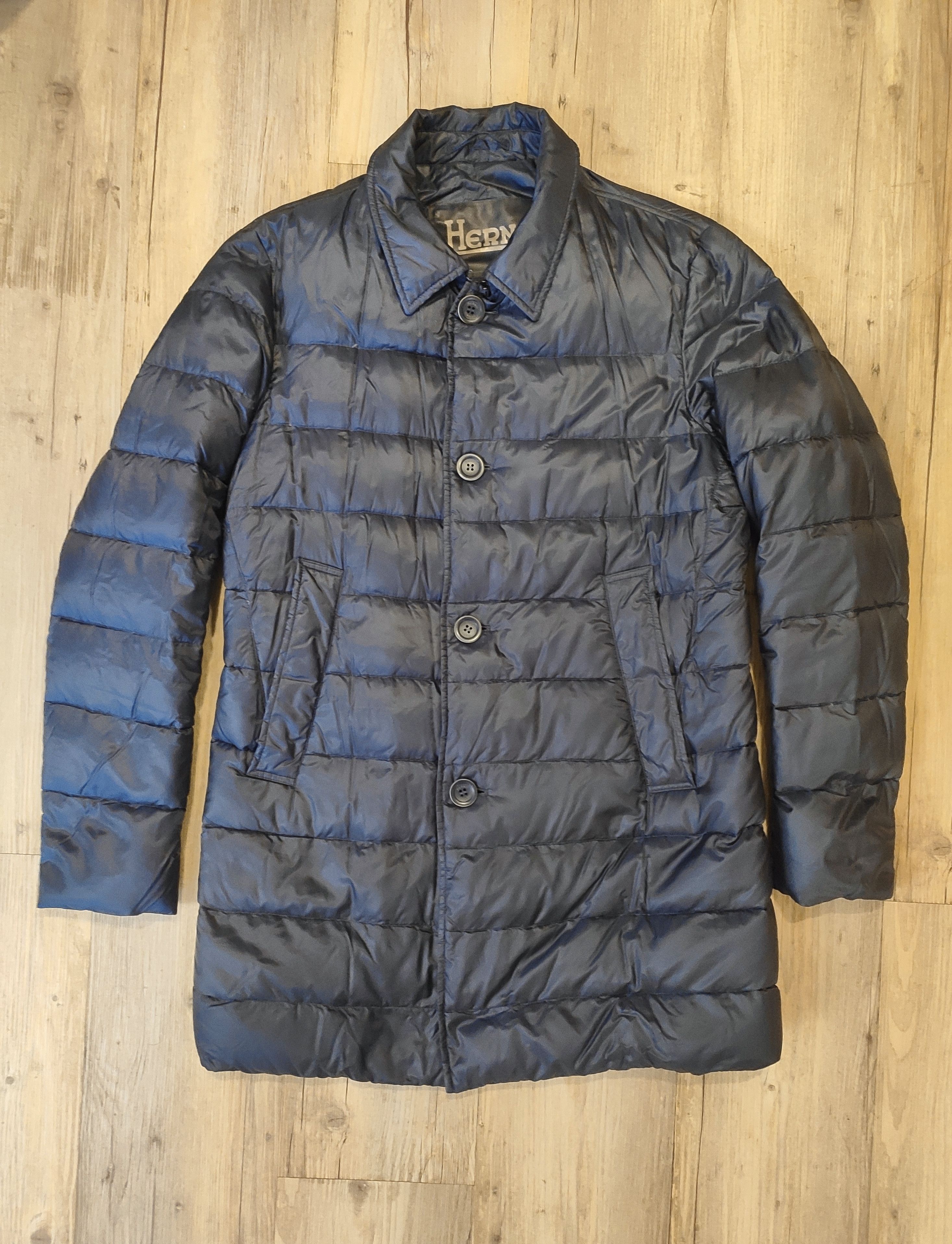Herno Down long coat.Like Berluti or Jil Sander Size US M / EU 48-50 / 2 - 2 Thumbnail