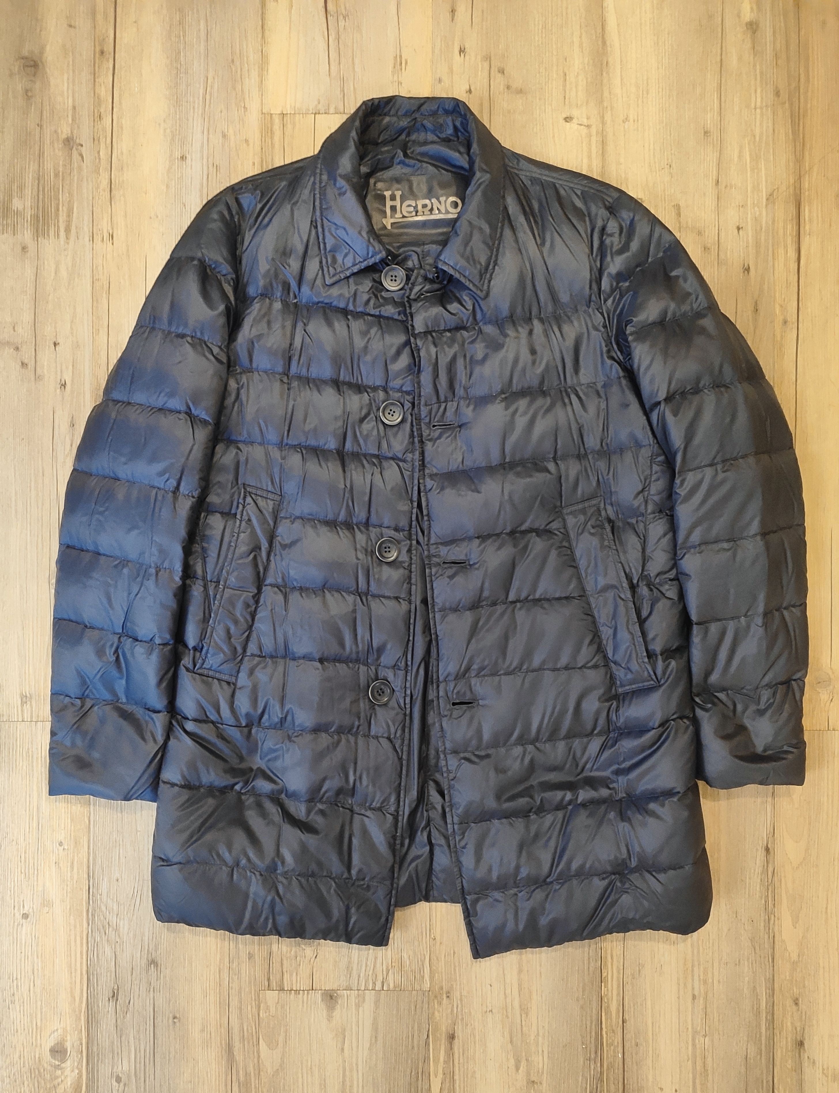 Herno Down long coat.Like Berluti or Jil Sander Size US M / EU 48-50 / 2 - 1 Thumbnail