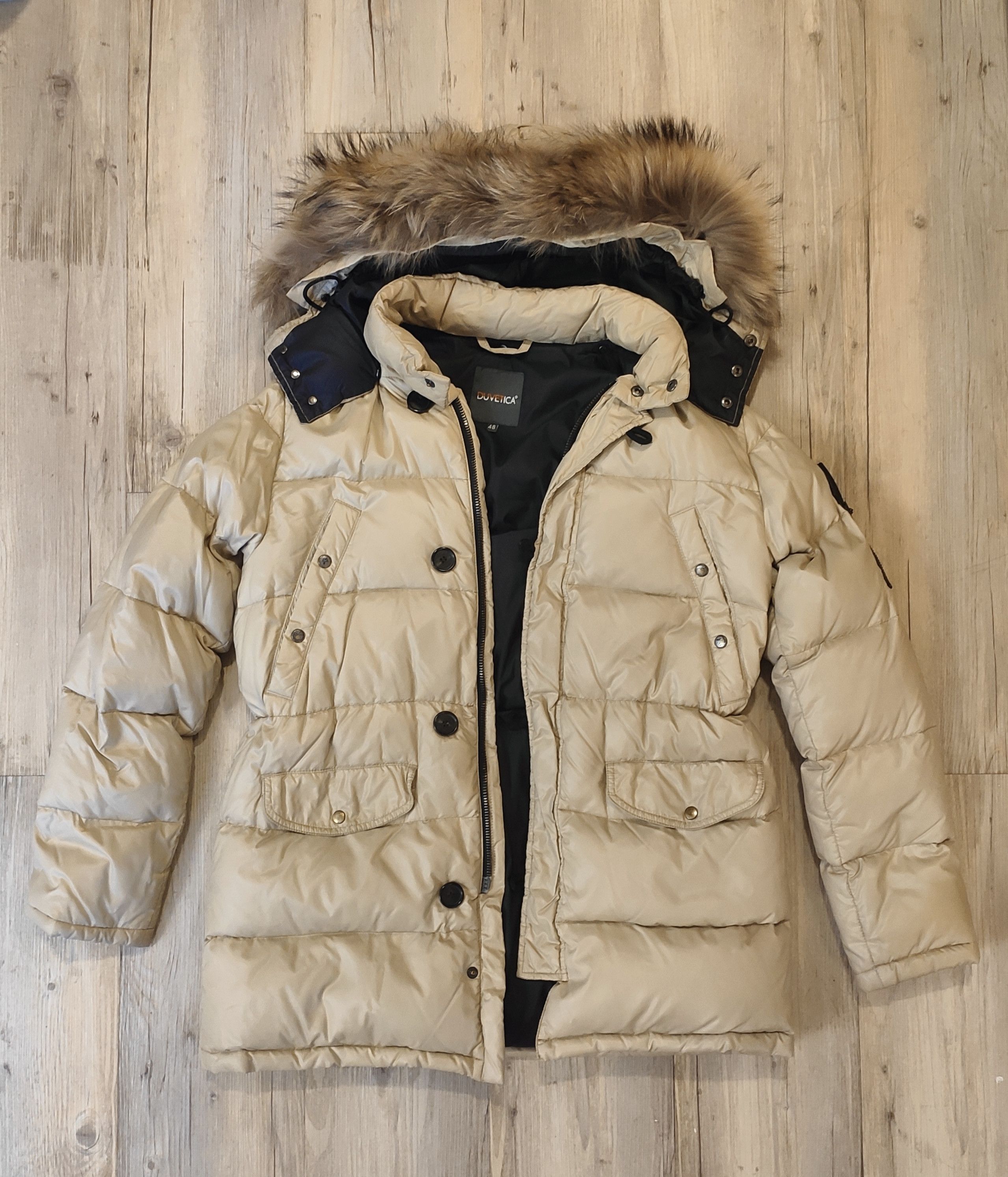 Down parka.Like Moncler or Brunello Cucinelli coats
