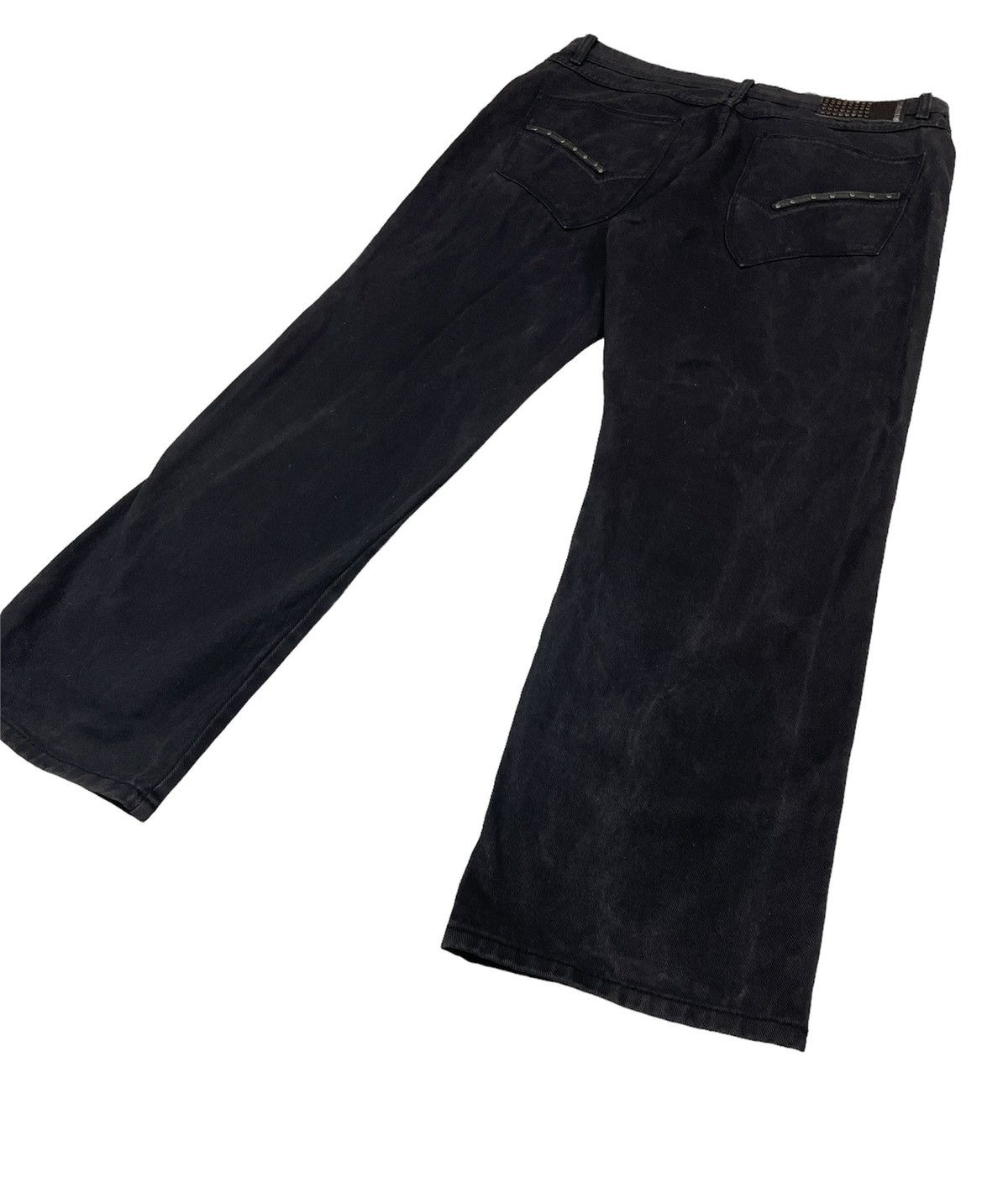 Marc Buchanan Vintage Pelle Pelle Jeans Black Size US 38 / EU 54 - 5 Thumbnail