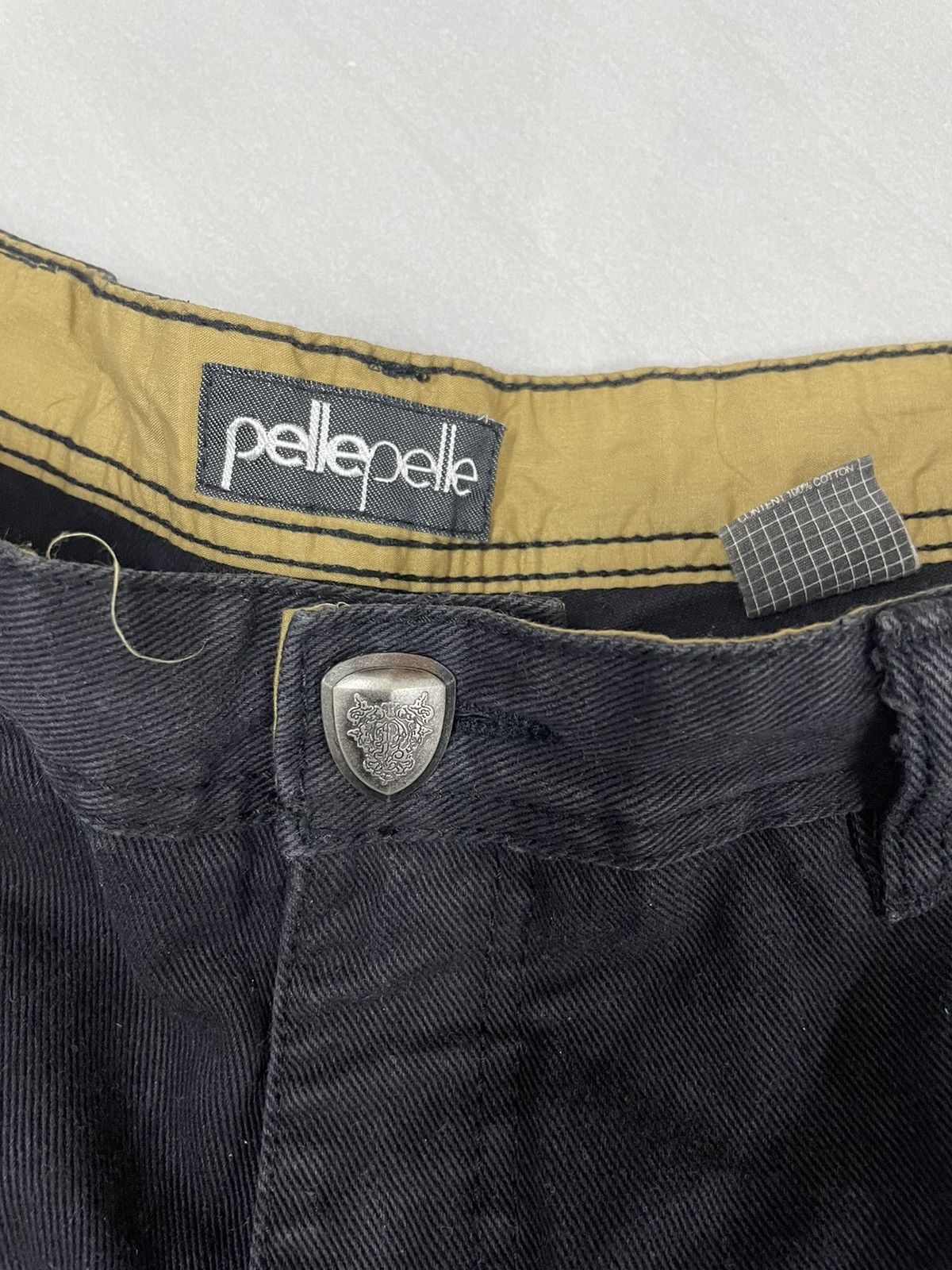 Marc Buchanan Vintage Pelle Pelle Jeans Black Size US 38 / EU 54 - 7 Thumbnail