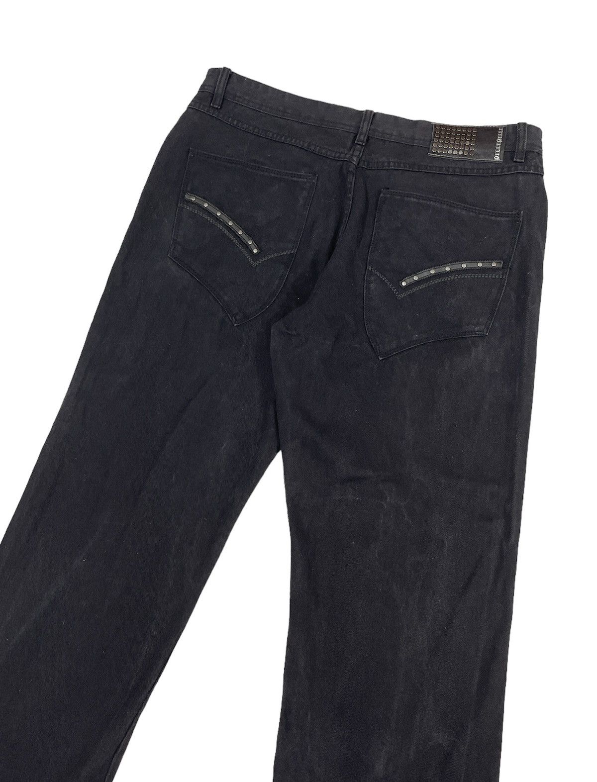 Marc Buchanan Vintage Pelle Pelle Jeans Black Size US 38 / EU 54 - 1 Thumbnail