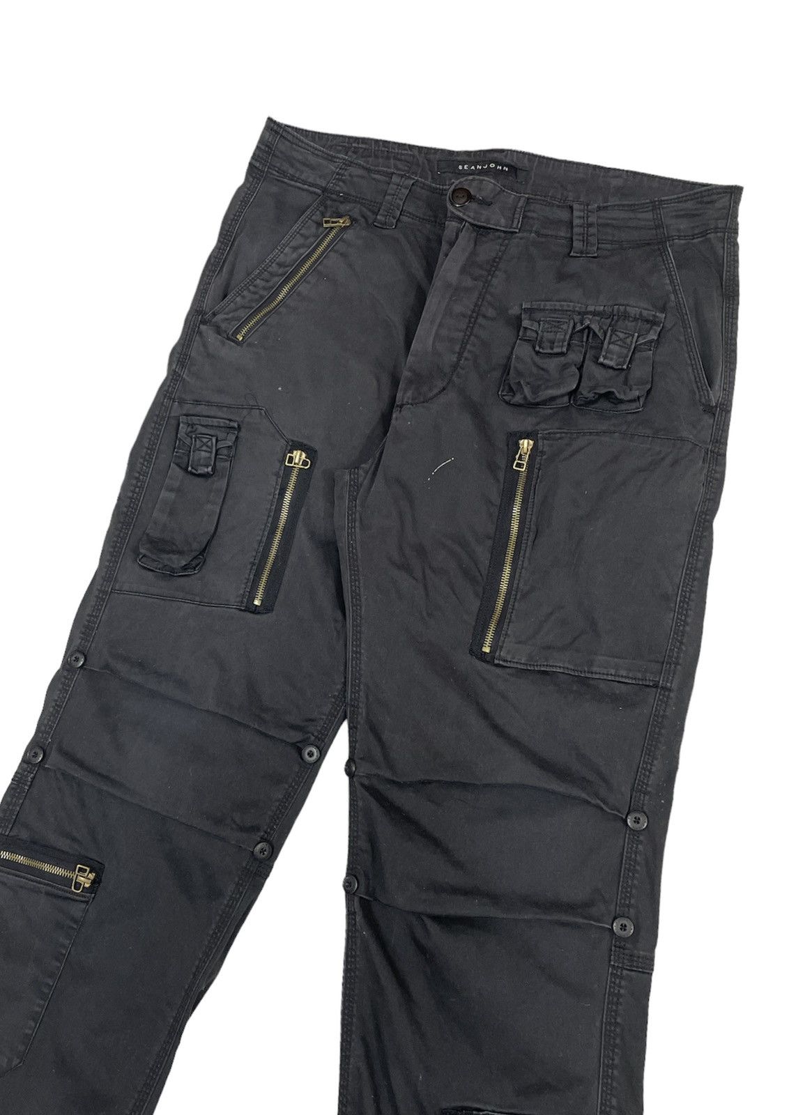 Sean John Vintage Sean John Cargo Pants 12 Pockets Tactical Size US 36 / EU 52 - 1 Thumbnail