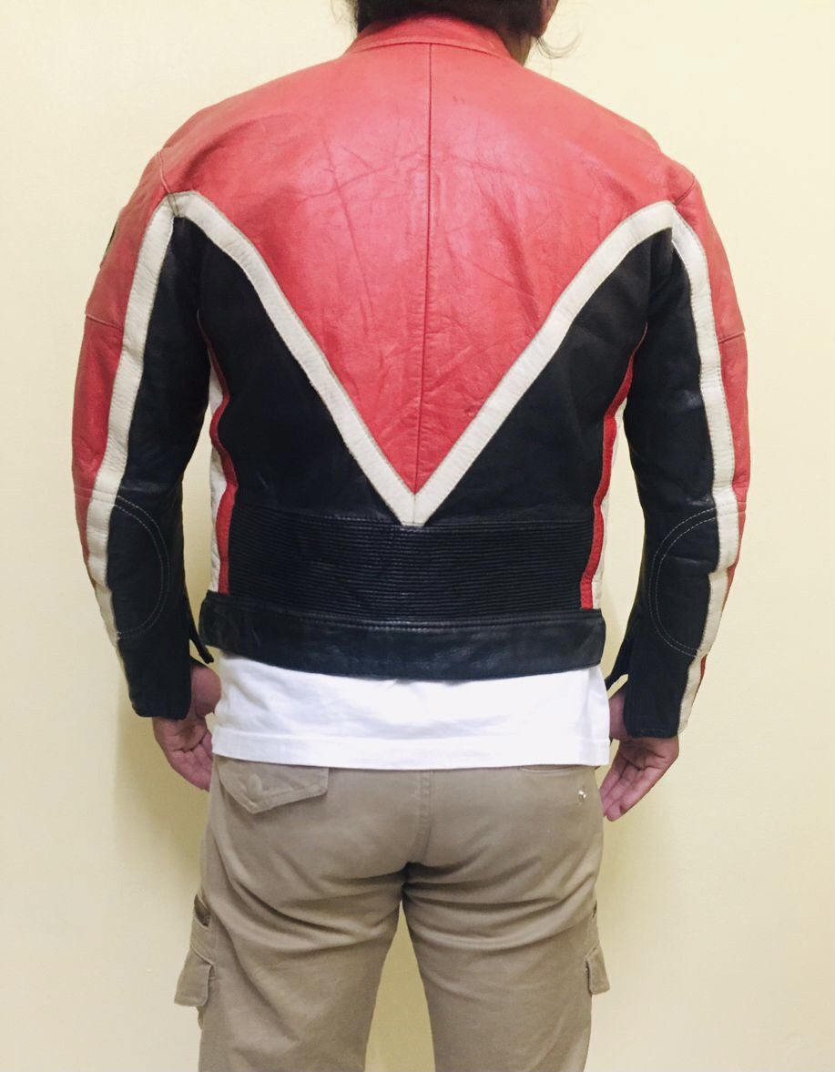 Japanese Brand 🔥RARE Motoplus By Okada Leather Jacket Size US S / EU 44-46 / 1 - 3 Thumbnail