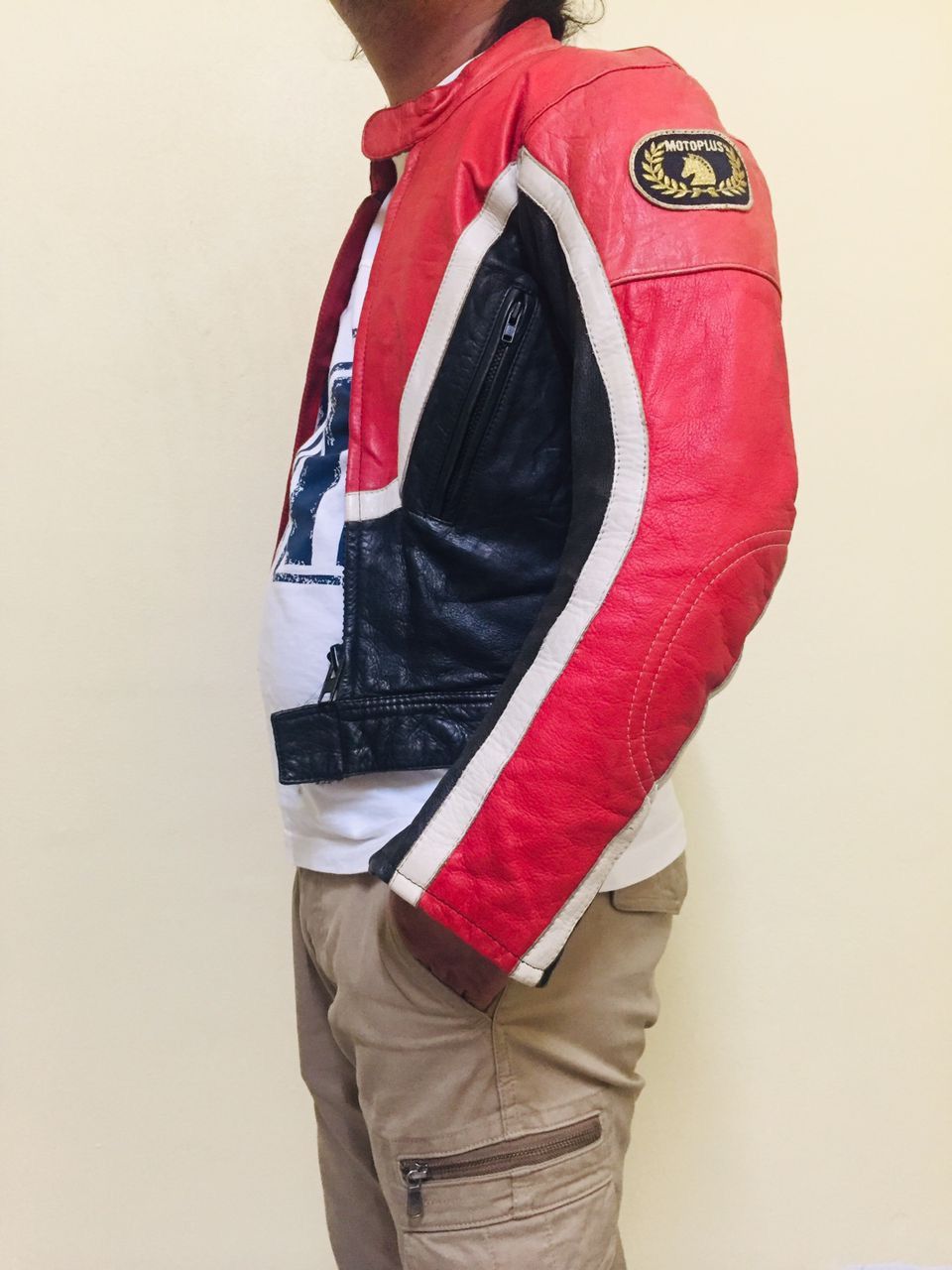 Japanese Brand 🔥RARE Motoplus By Okada Leather Jacket Size US S / EU 44-46 / 1 - 1 Thumbnail