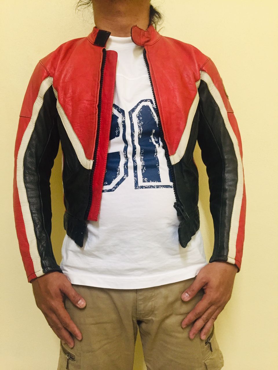 Japanese Brand 🔥RARE Motoplus By Okada Leather Jacket Size US S / EU 44-46 / 1 - 2 Thumbnail