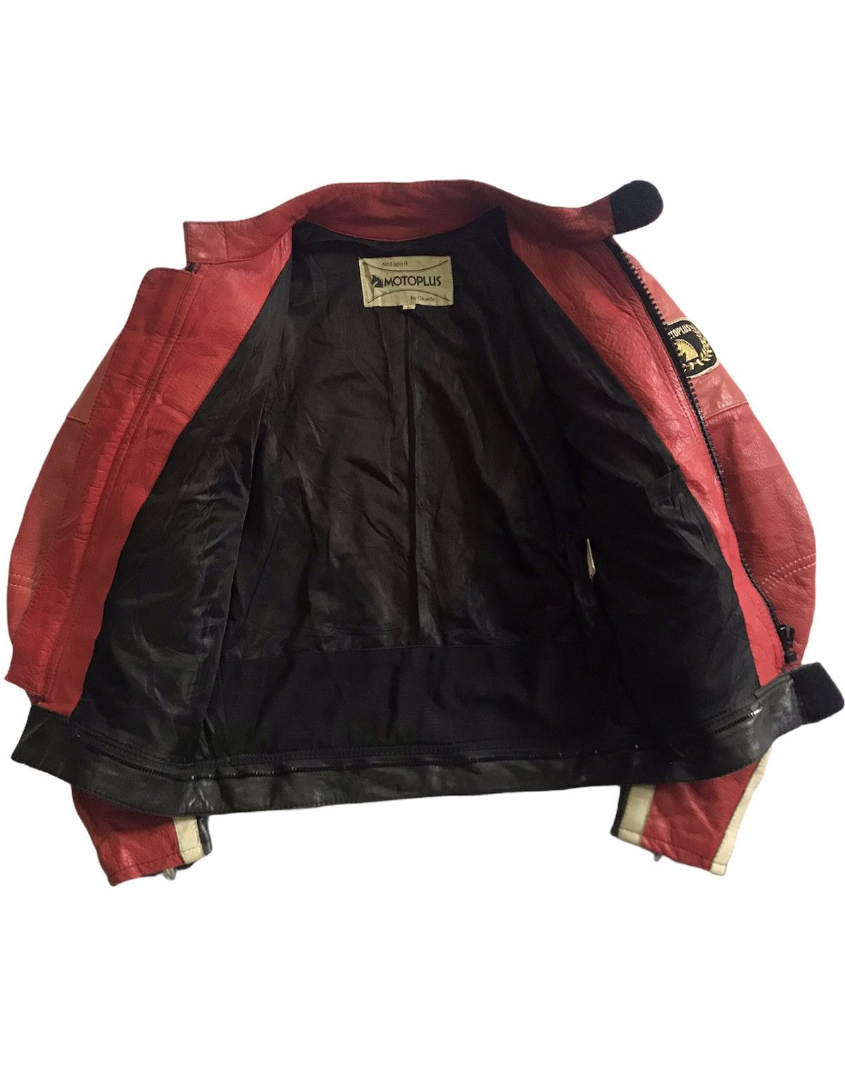 Japanese Brand 🔥RARE Motoplus By Okada Leather Jacket Size US S / EU 44-46 / 1 - 12 Thumbnail