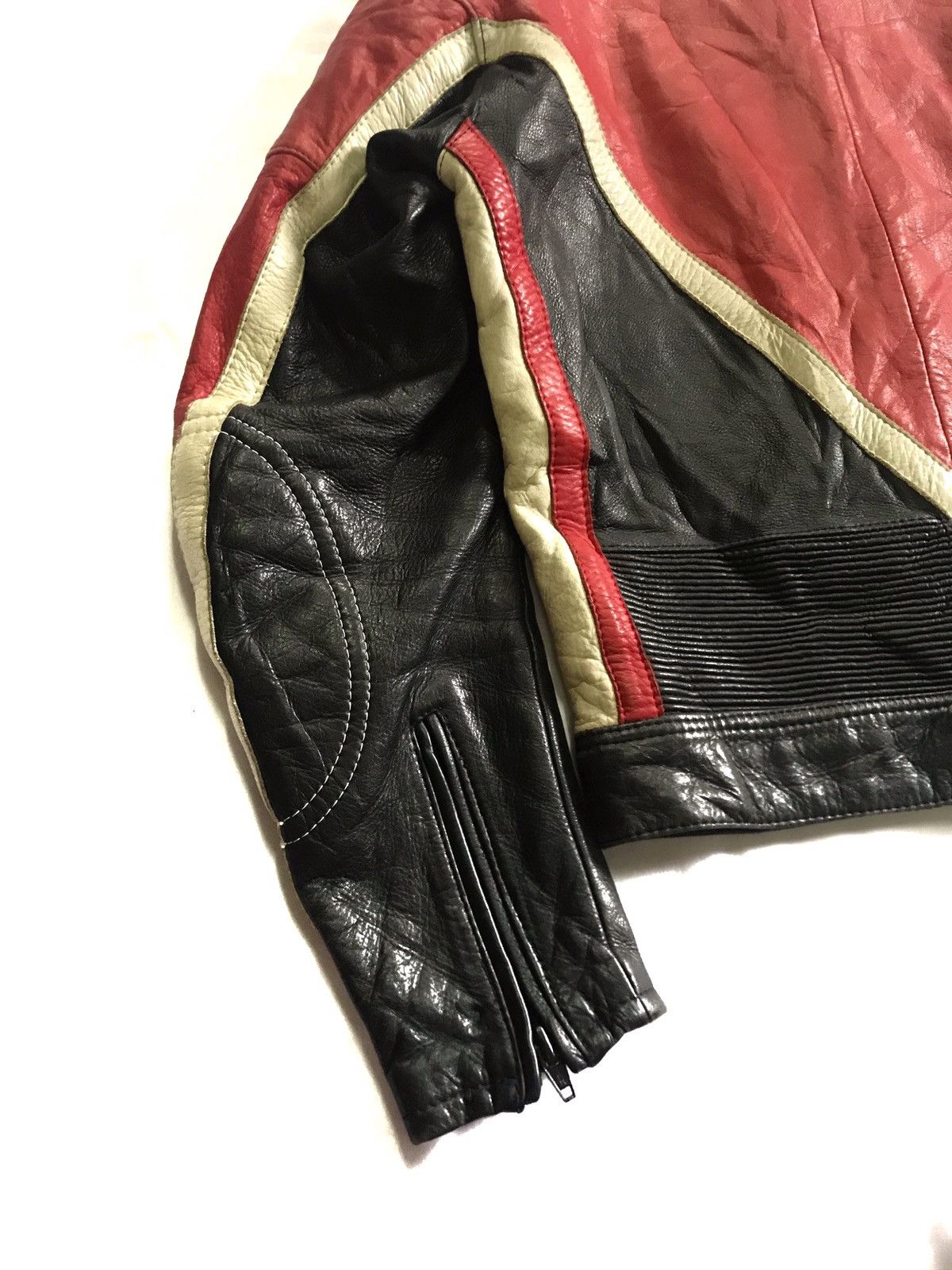 Japanese Brand 🔥RARE Motoplus By Okada Leather Jacket Size US S / EU 44-46 / 1 - 9 Thumbnail