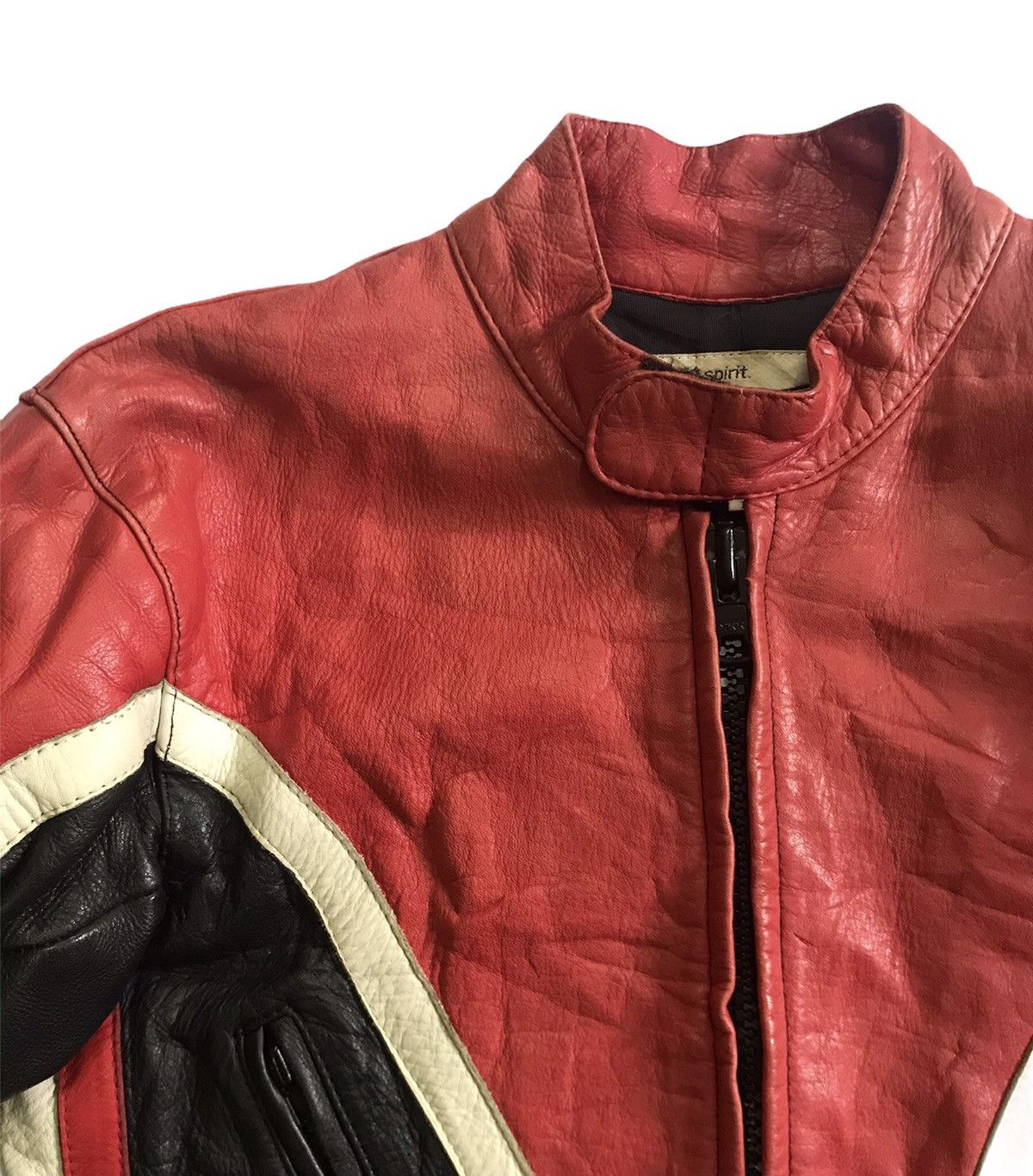 Japanese Brand 🔥RARE Motoplus By Okada Leather Jacket Size US S / EU 44-46 / 1 - 5 Thumbnail