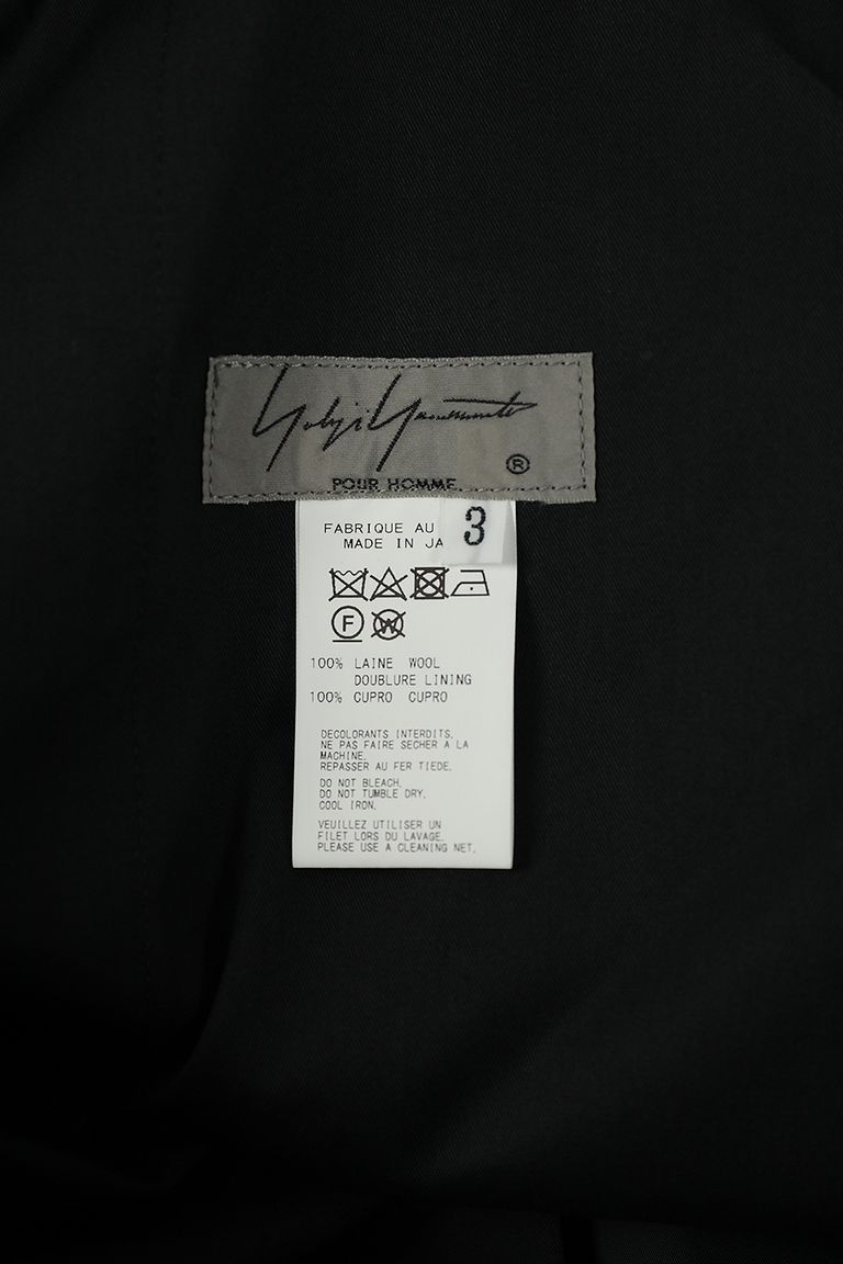 Yohji Yamamoto Yohji Yamamoto Pour Homme - WOOL GABARDINE WIDE STRING PANTS Size US 32 / EU 48 - 9 Thumbnail