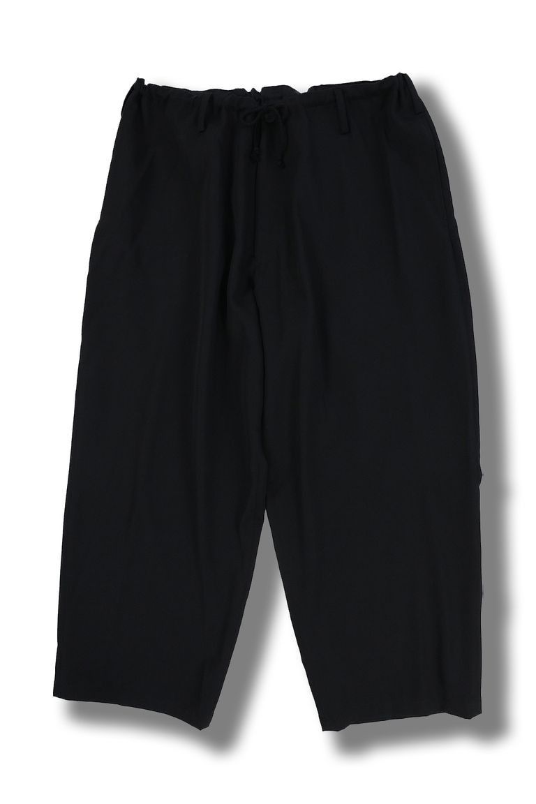Yohji Yamamoto Yohji Yamamoto Pour Homme - WOOL GABARDINE WIDE STRING PANTS Size US 30 / EU 46 - 4 Thumbnail