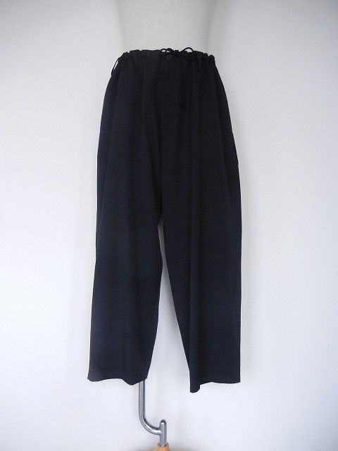 Yohji Yamamoto Yohji Yamamoto Pour Homme - WOOL GABARDINE WIDE STRING PANTS Size US 30 / EU 46 - 7 Thumbnail