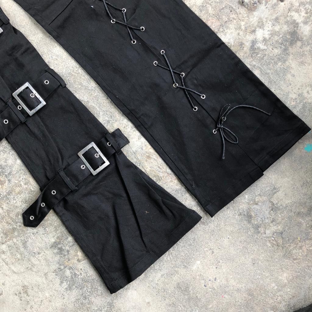 14th Addiction × If Six Was Nine × Japanese Brand Punk Bondage Pants Size US 32 / EU 48 - 8 Thumbnail