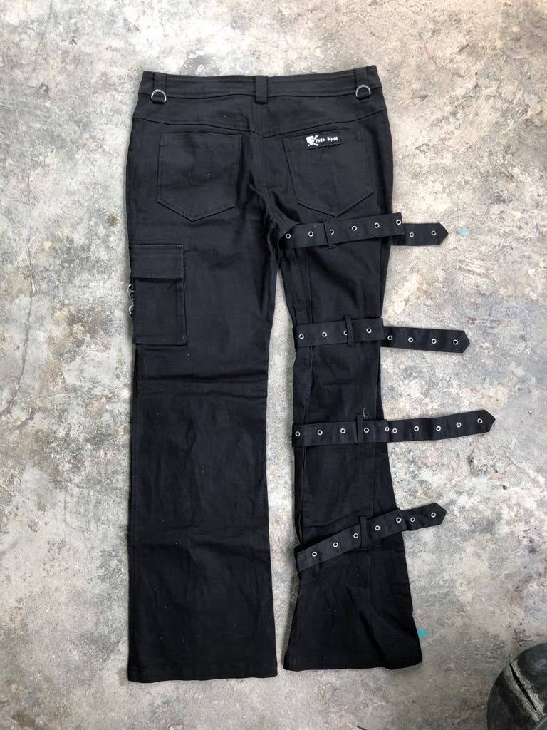 14th Addiction × If Six Was Nine × Japanese Brand Punk Bondage Pants Size US 32 / EU 48 - 3 Thumbnail