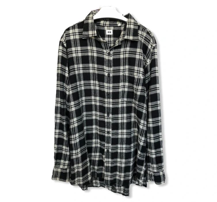 Japanese Brand Japanese Brand Uniqlo Plaid Tartan Flannel Shirt 👕 Size US XL / EU 56 / 4 - 1 Thumbnail