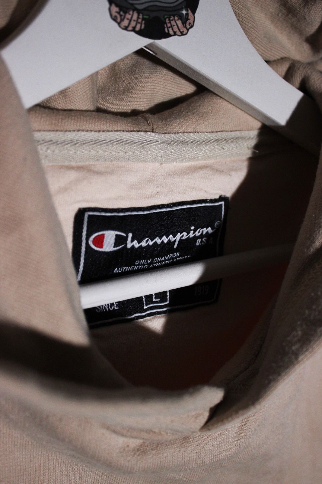 Champion × Vintage Champion script spell out big logo vintage hoodie 90s retro Size US L / EU 52-54 / 3 - 3 Thumbnail