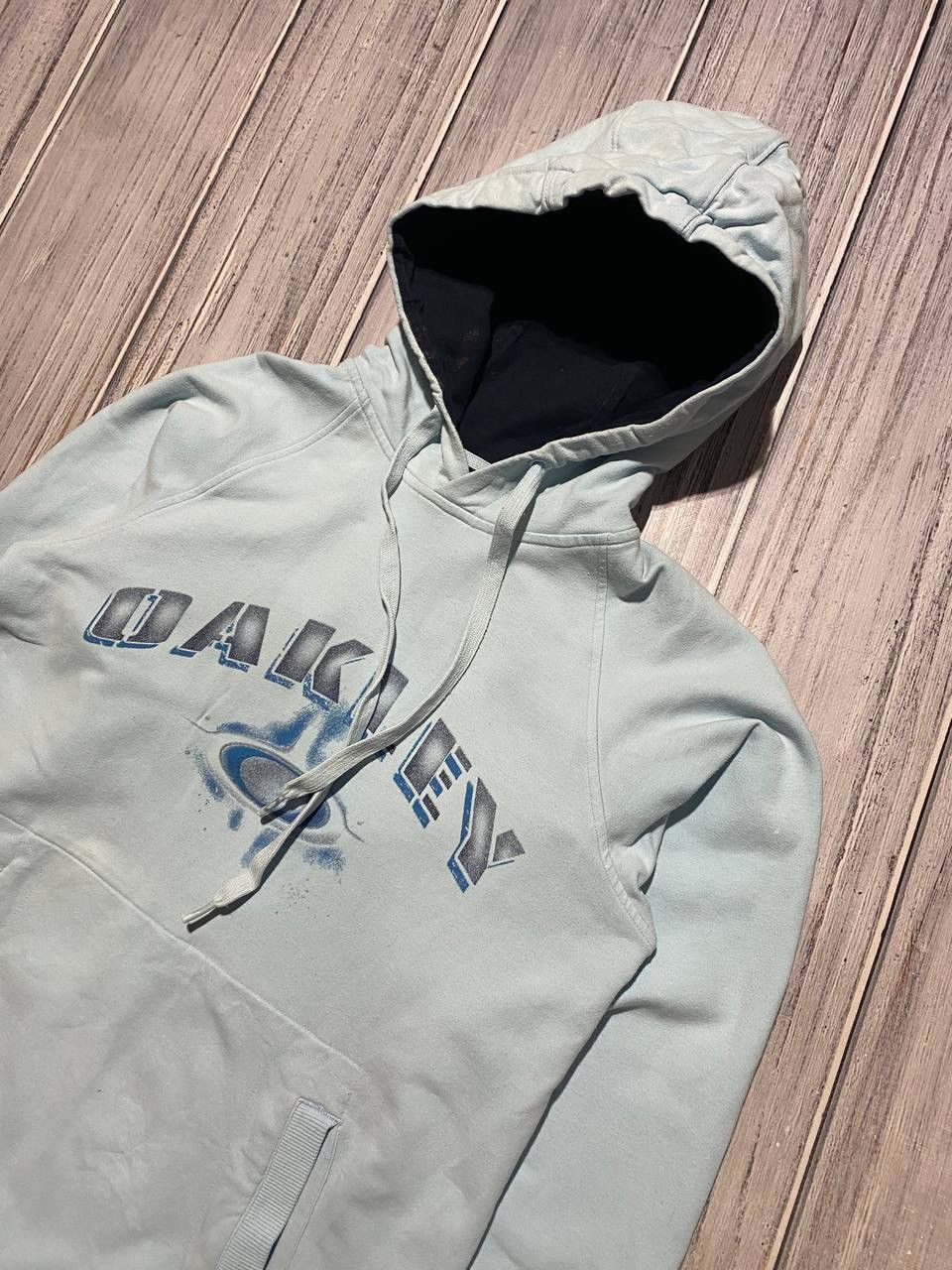 Oakley Vintage Oakley Hoodie 00s Big Logo Gorpcore Size US S / EU 44-46 / 1 - 2 Thumbnail