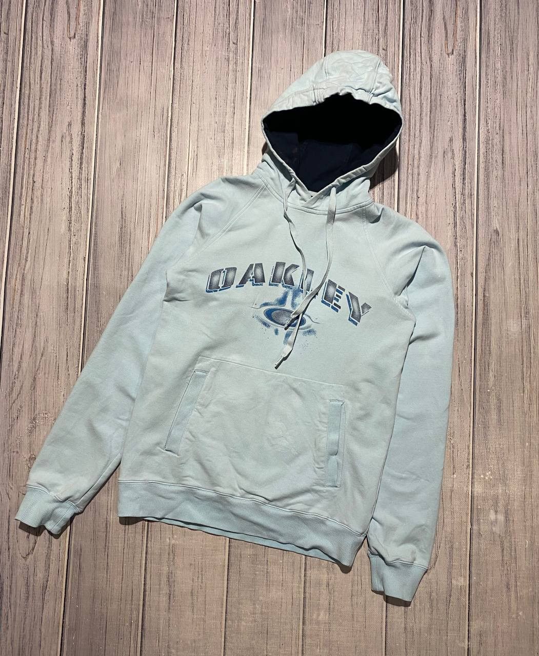 Oakley Vintage Oakley Hoodie 00s Big Logo Gorpcore Size US S / EU 44-46 / 1 - 1 Thumbnail