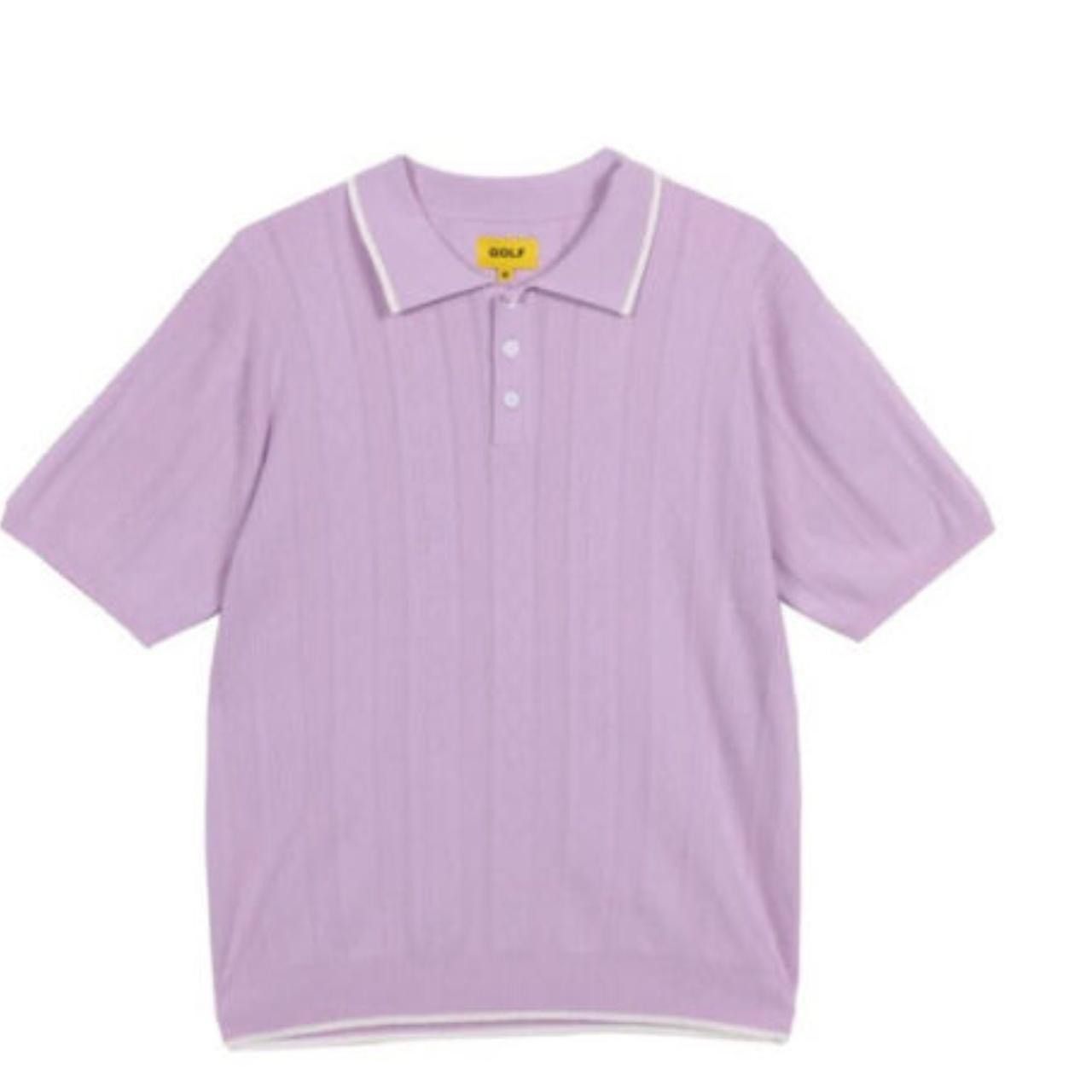 Golf Wang × Golf le Fleur WAVY STRIPE KNIT POLO RED | Grailed